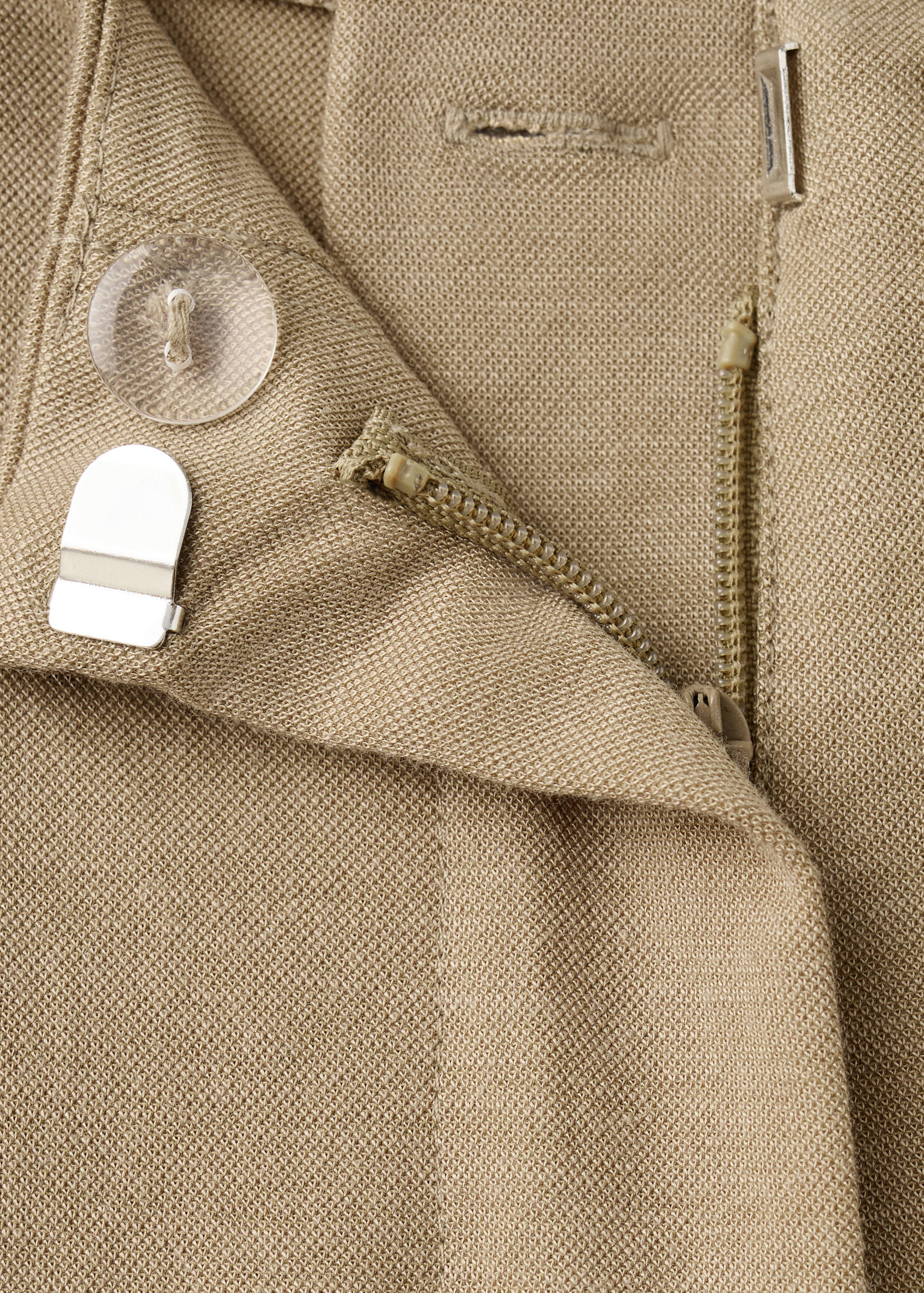 Straight mid-rise trousers - Details of the article 8