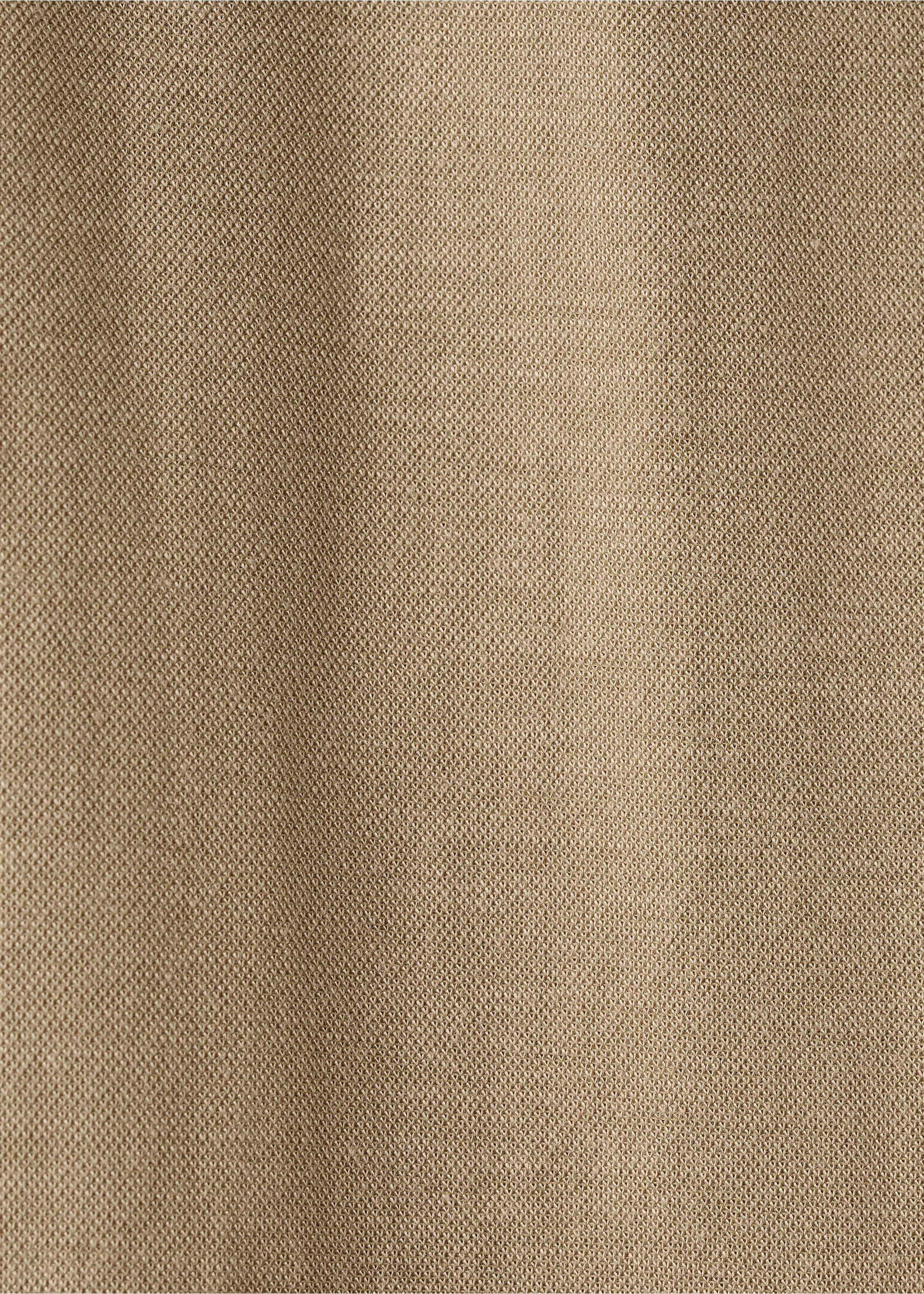 Straight mid-rise trousers - Details of the article 0, Medium Brown. Ref: 27057150-00.