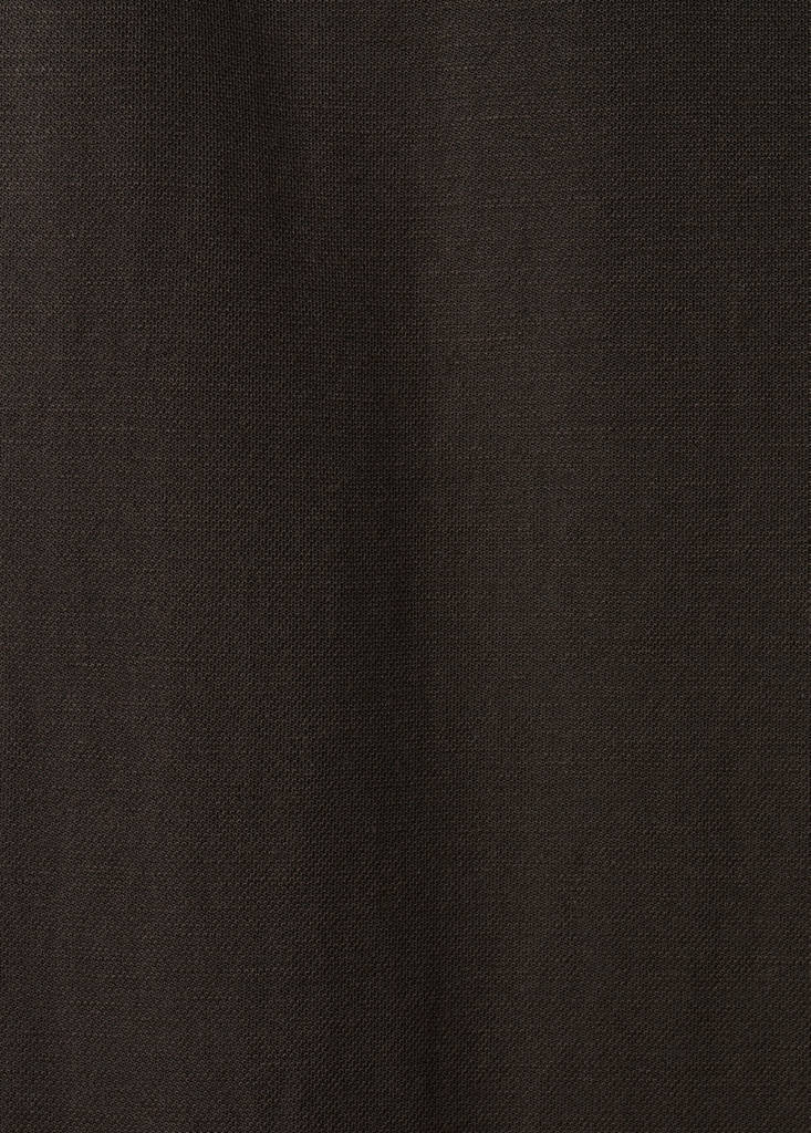 Straight mid-rise trousers — Brown