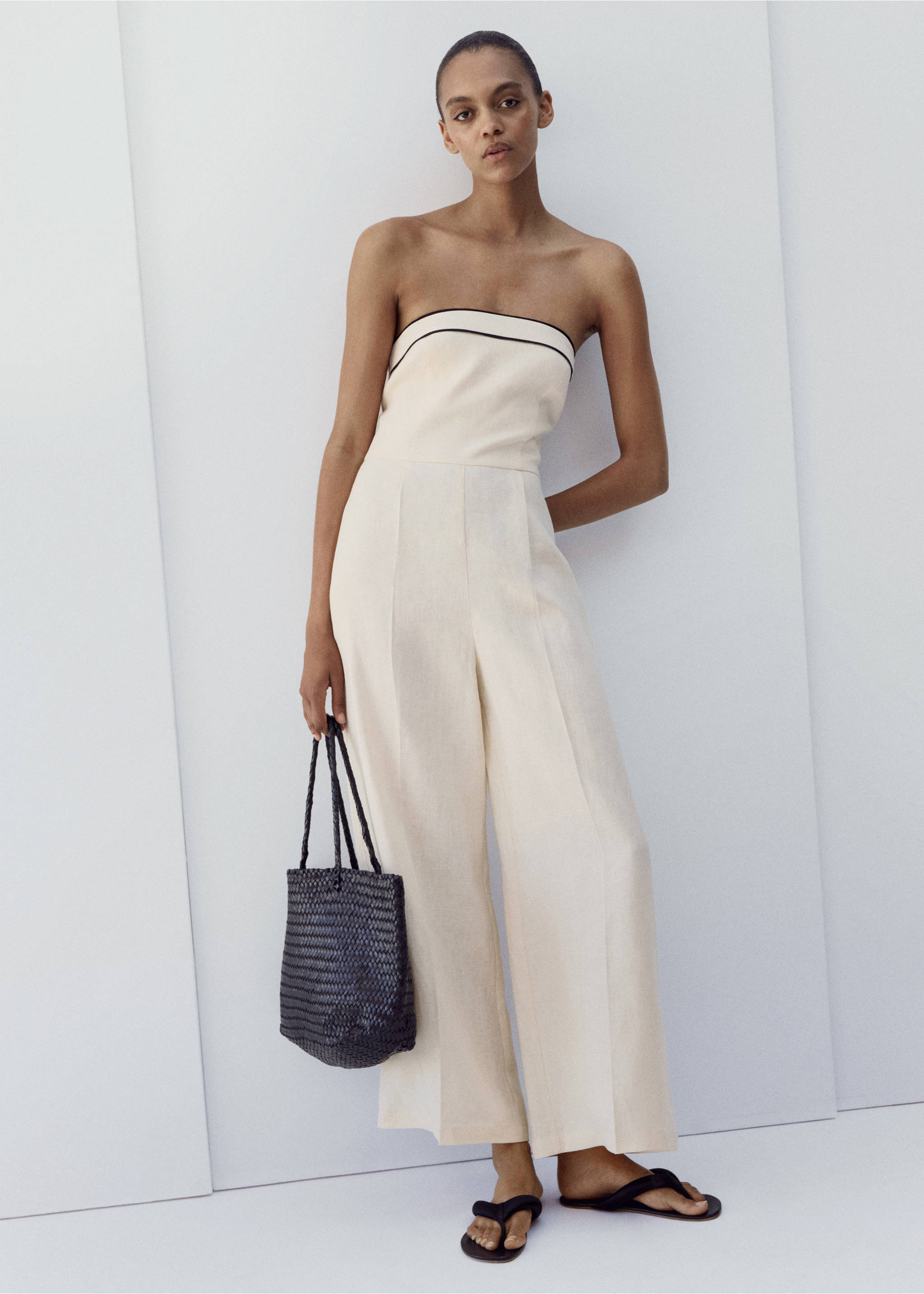 Mono lino palabra de honor - Plano general, Crudo. Ref: 27057152-01.