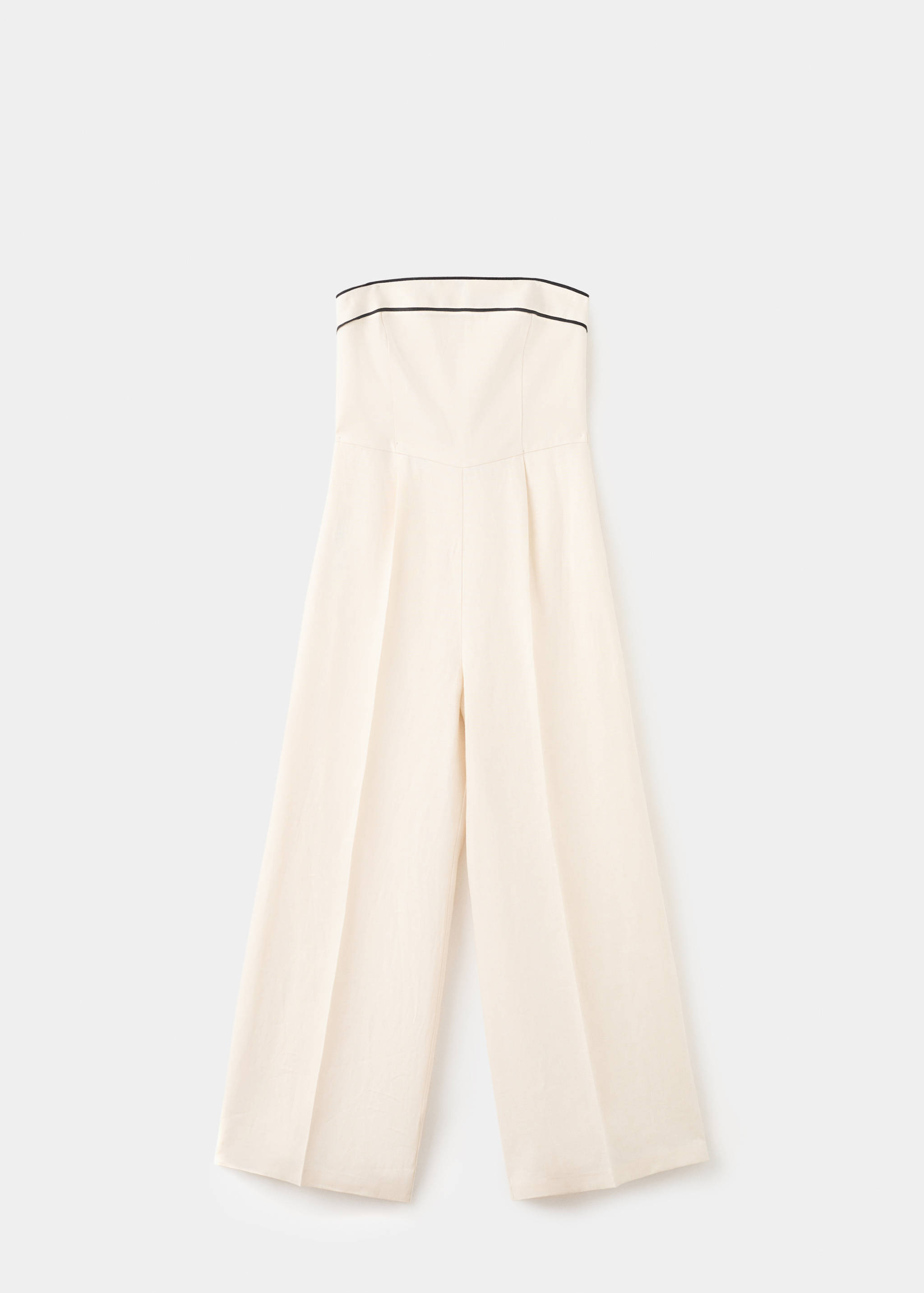 Linen bandeau jumpsuit - Article without model