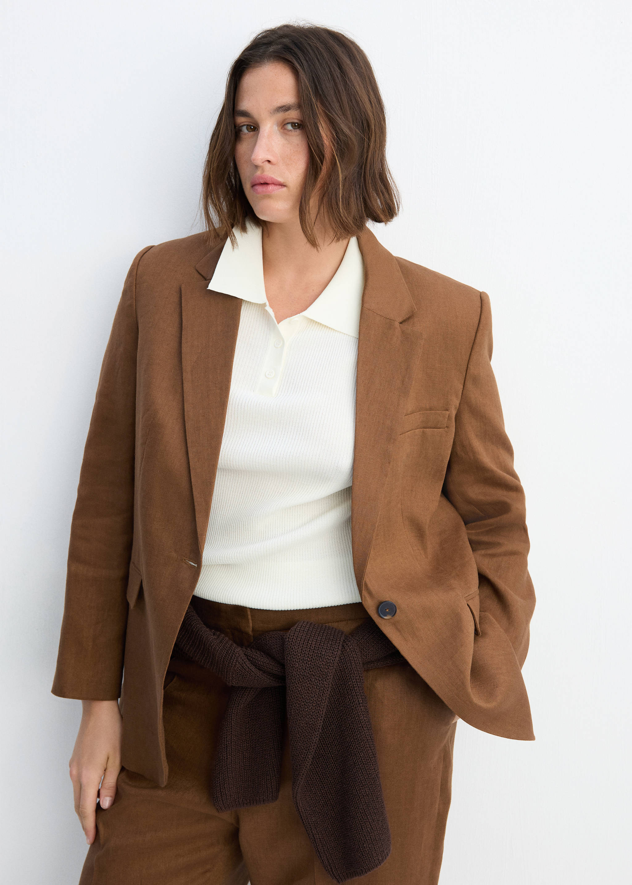 Linen suit jacket - Details of the article 5