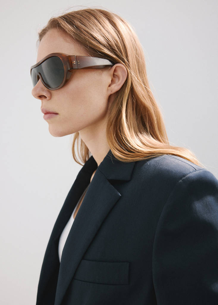 Straight jacket with flap pockets — Navy