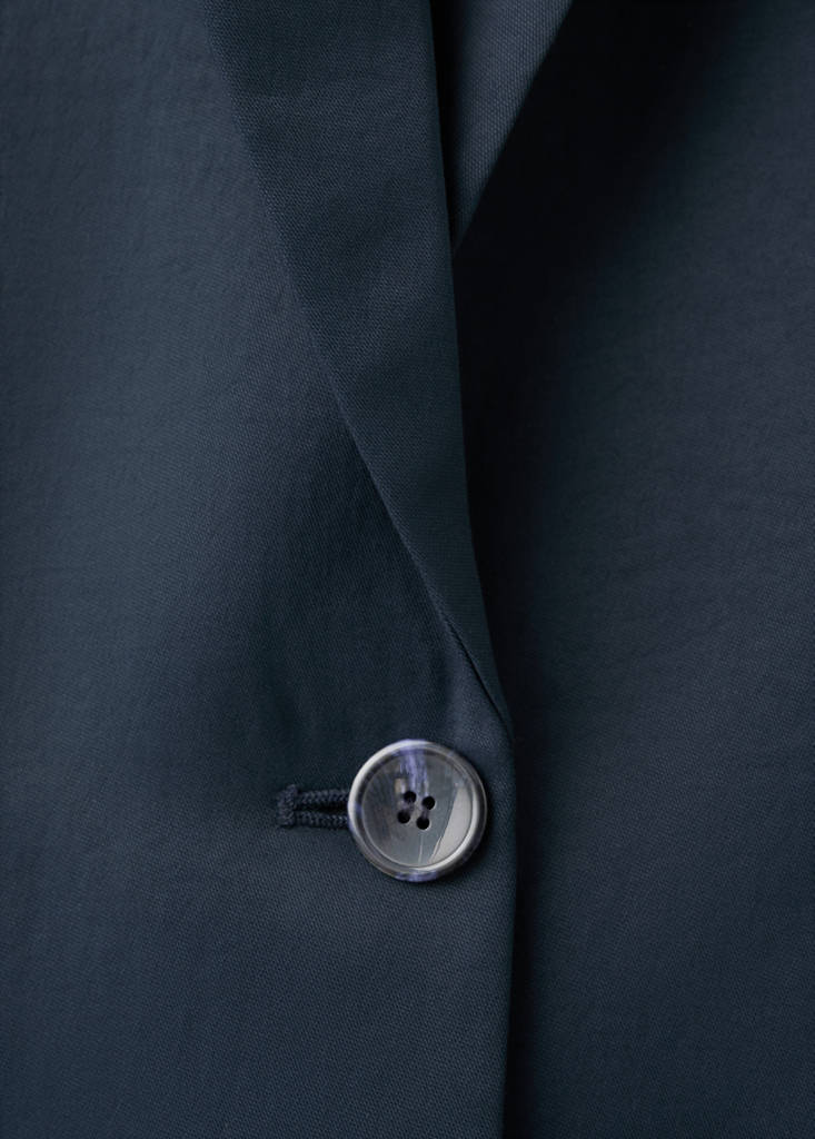 Straight jacket with flap pockets — Navy