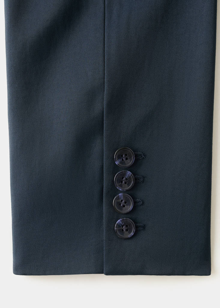 Straight jacket with flap pockets — Navy