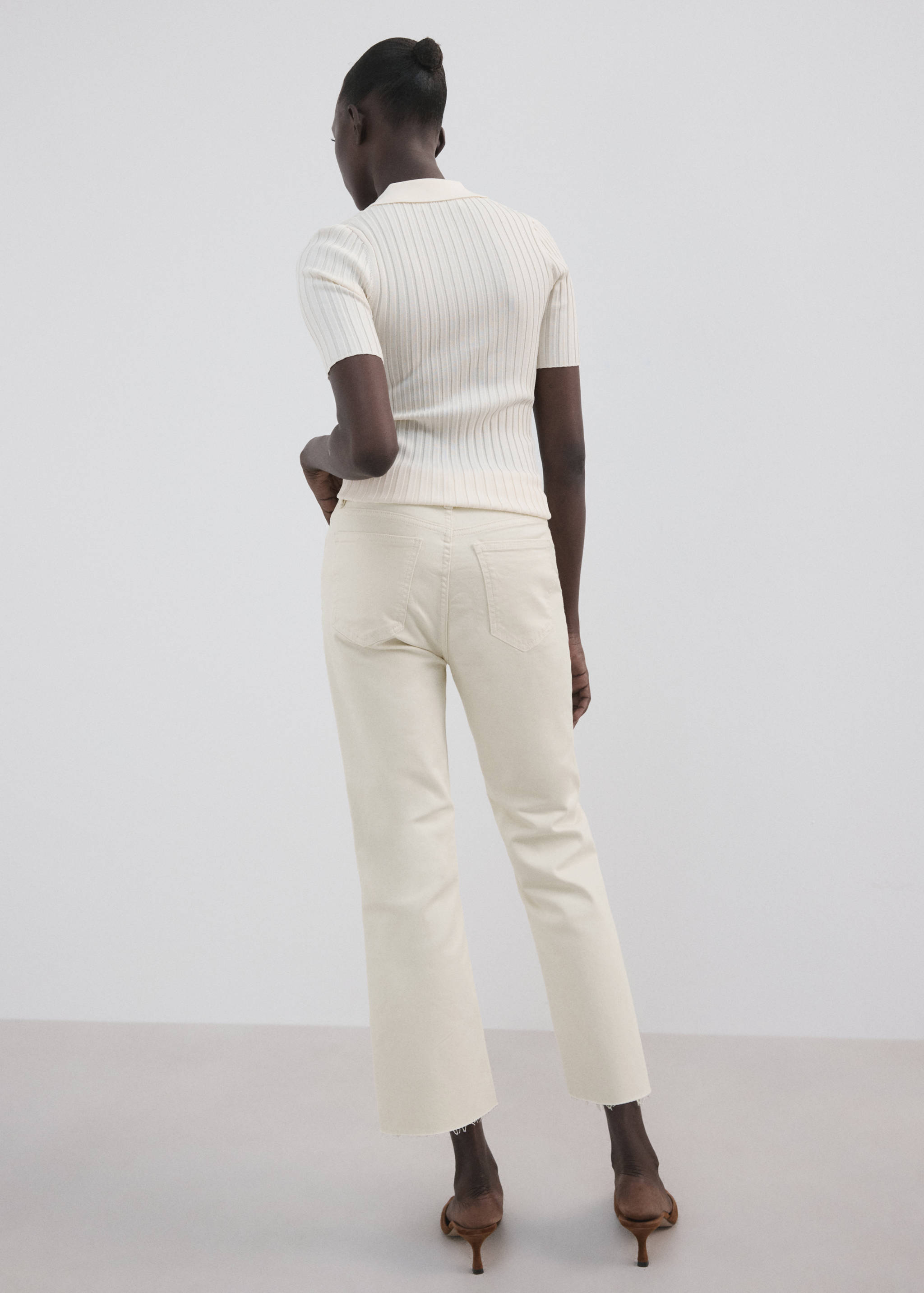 Jean flare taille mi-haute - Verso de l’article