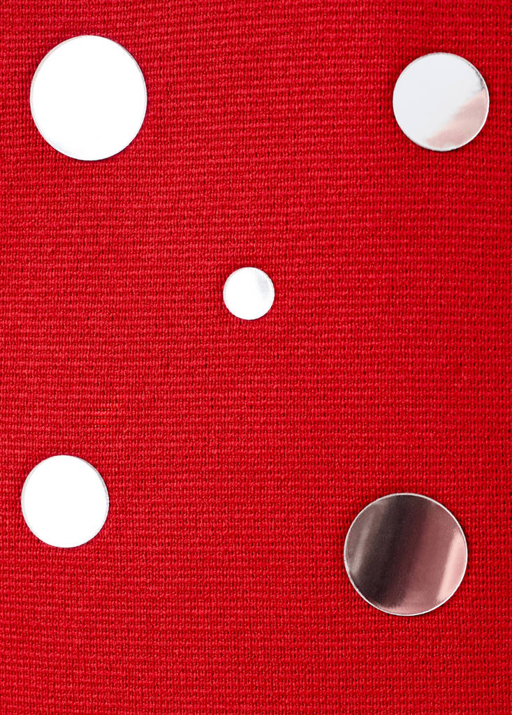 Halter-neck knitted dress — Red