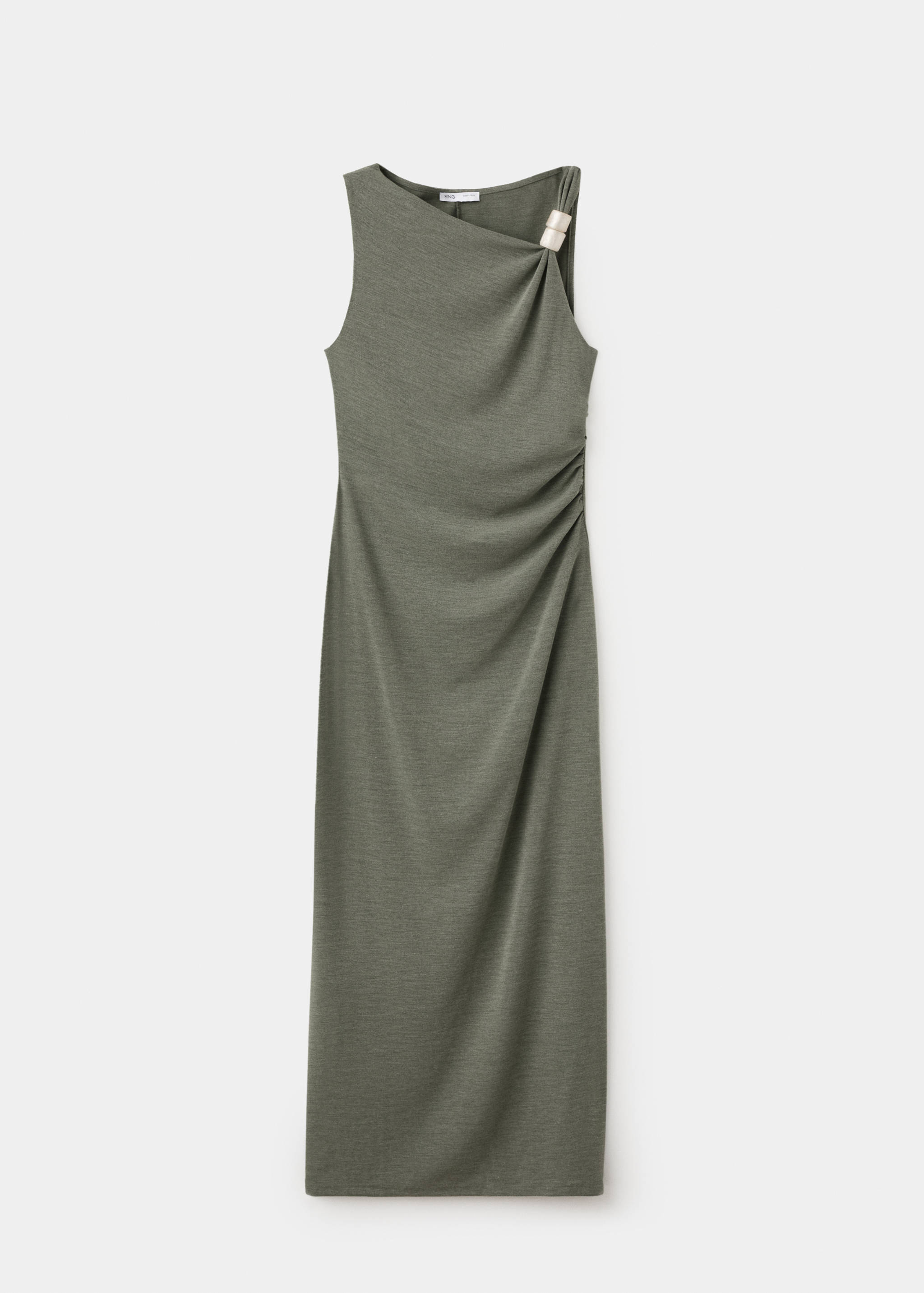 Getailleerde jurk met metallic detail - Artikel zonder model