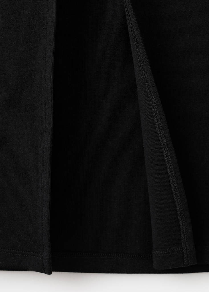 Long draped dress — Black