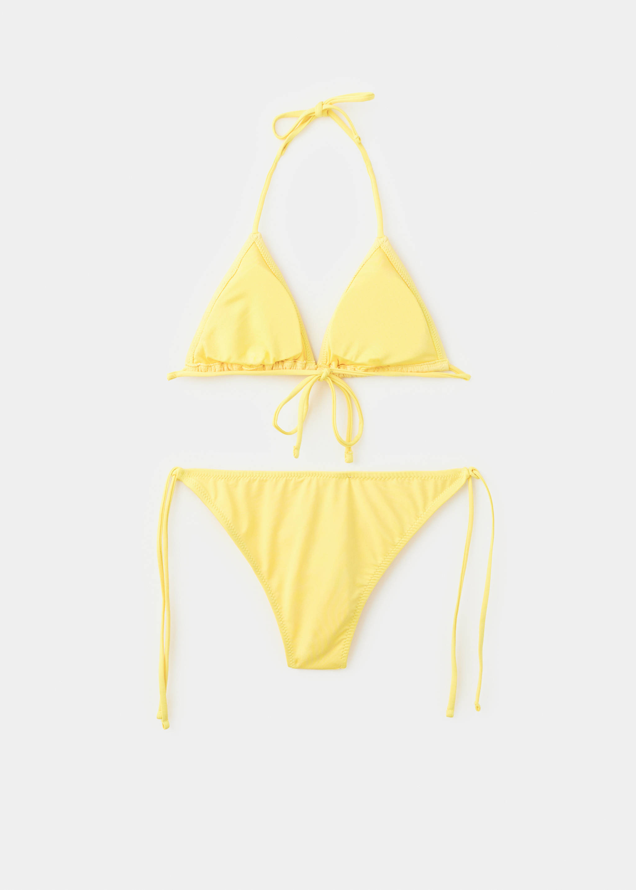 Bikini set with floral detail - Reverse of the article