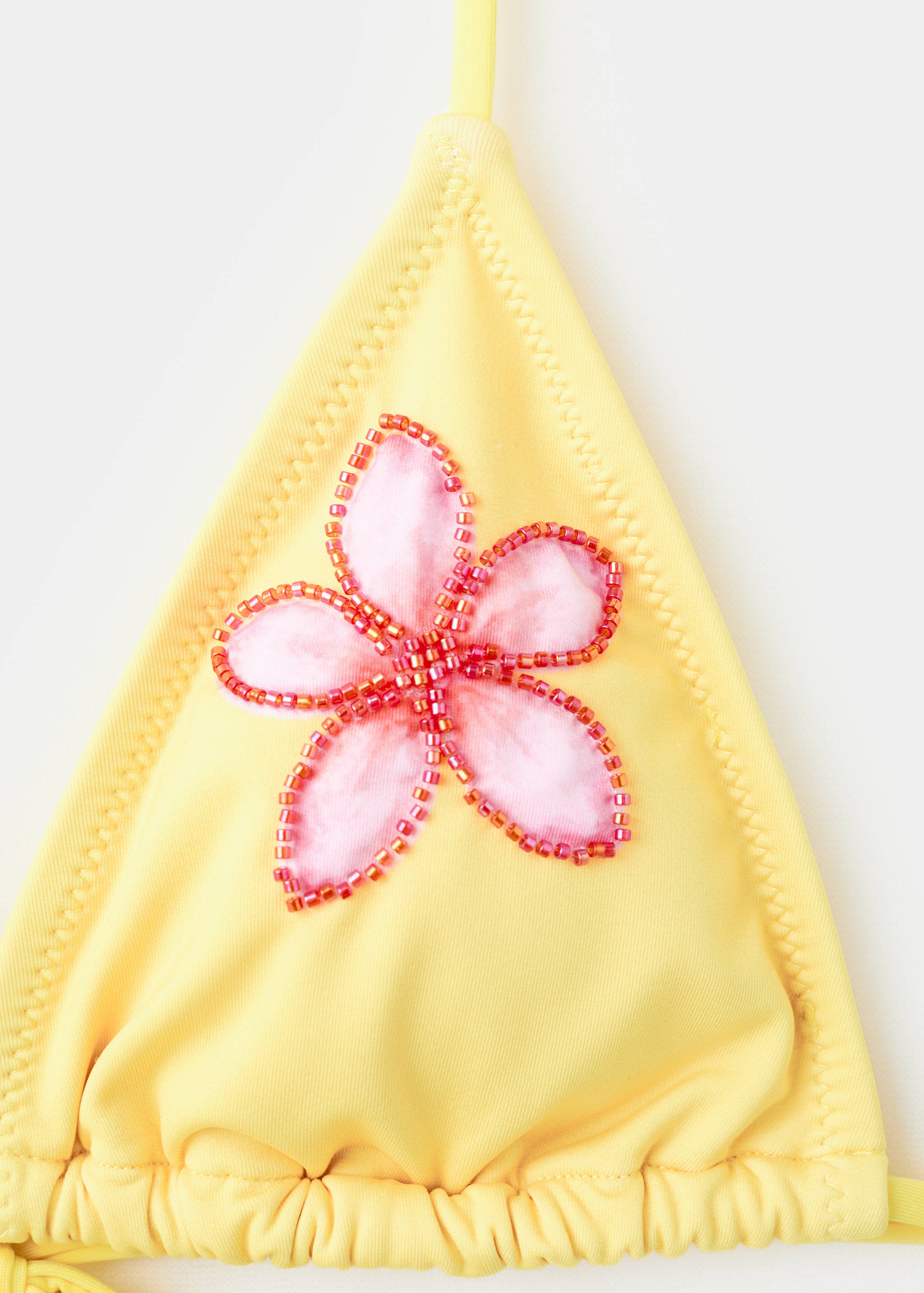 Bikini set with floral detail - Details of the article 0