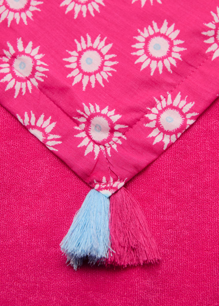 Suns beach towel — Pink