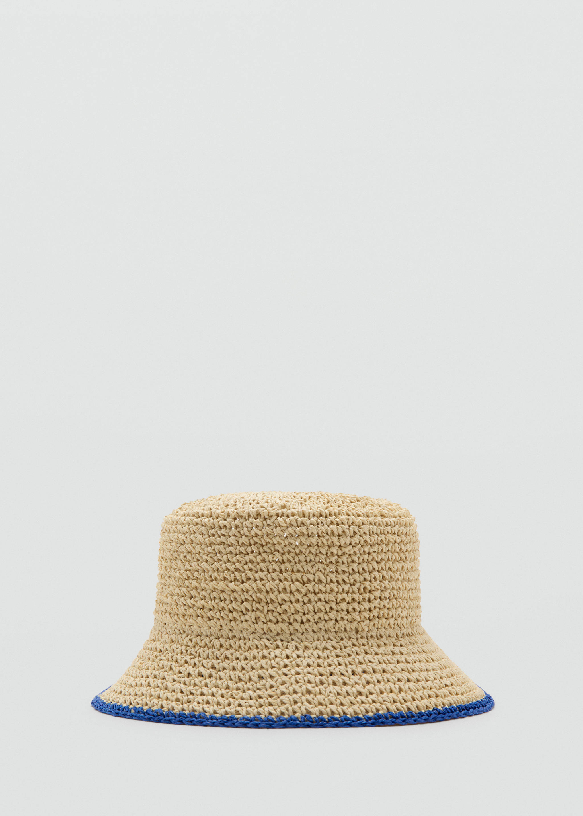 قبعة دلو من الألياف الطبيعية - منتج دون نموذج