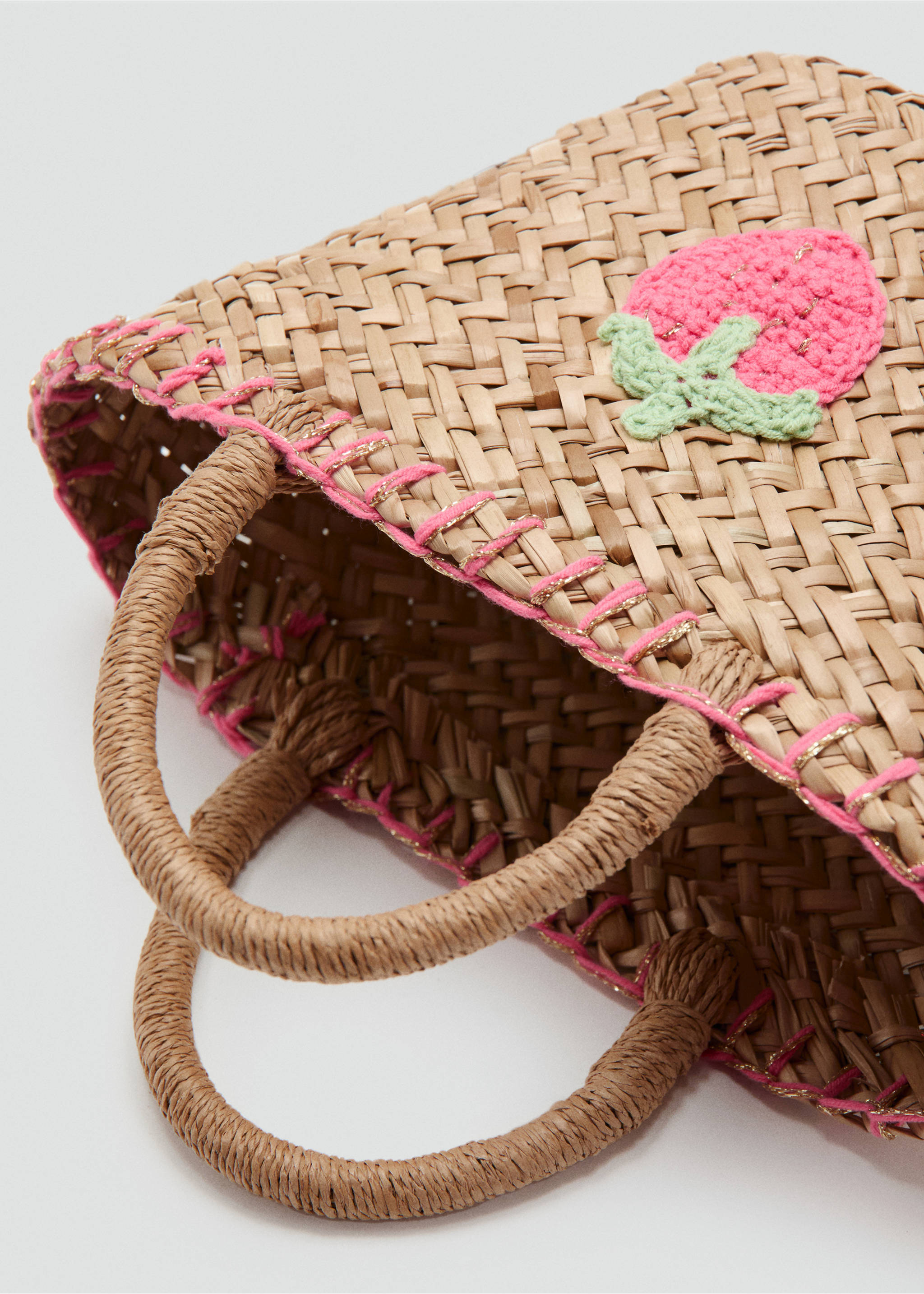 Mini strawberry basket - Details of the article 3, Sand. Ref: 27057780-00.