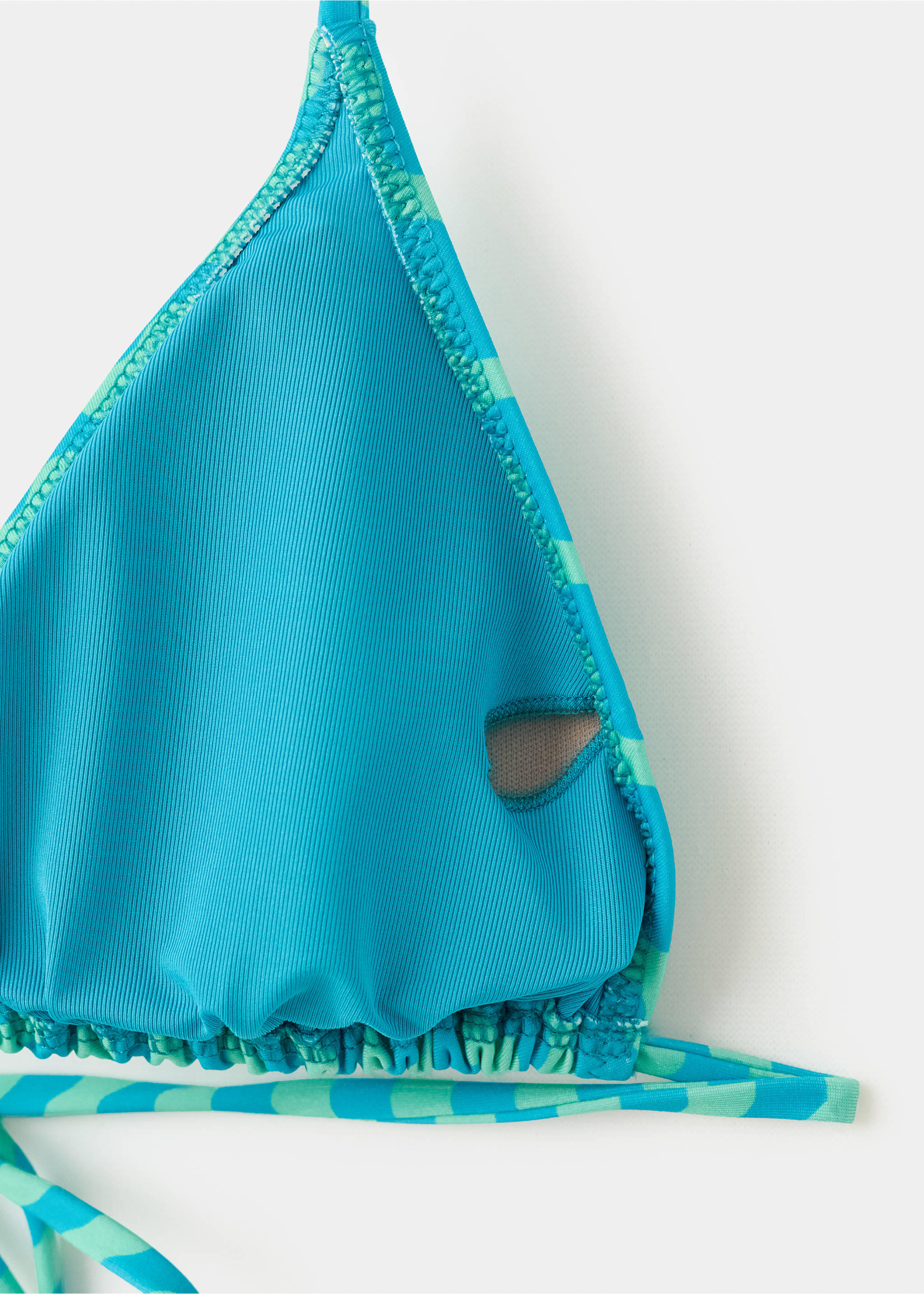 Bikini ondas bicolor braguita media - Detalle del artículo 0, Turquesa. Ref: 27057782-00.