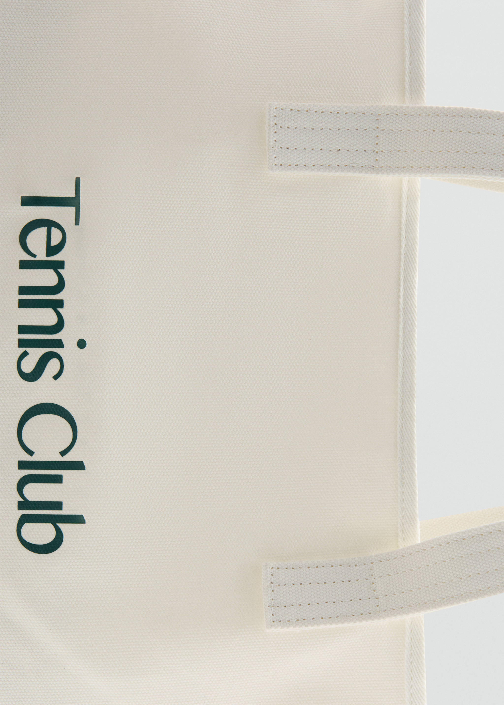 حقيبة توت بطباعة نص - تفاصيل المنتج 2