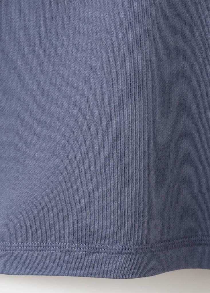 Polo-neck sweatshirt — Blue