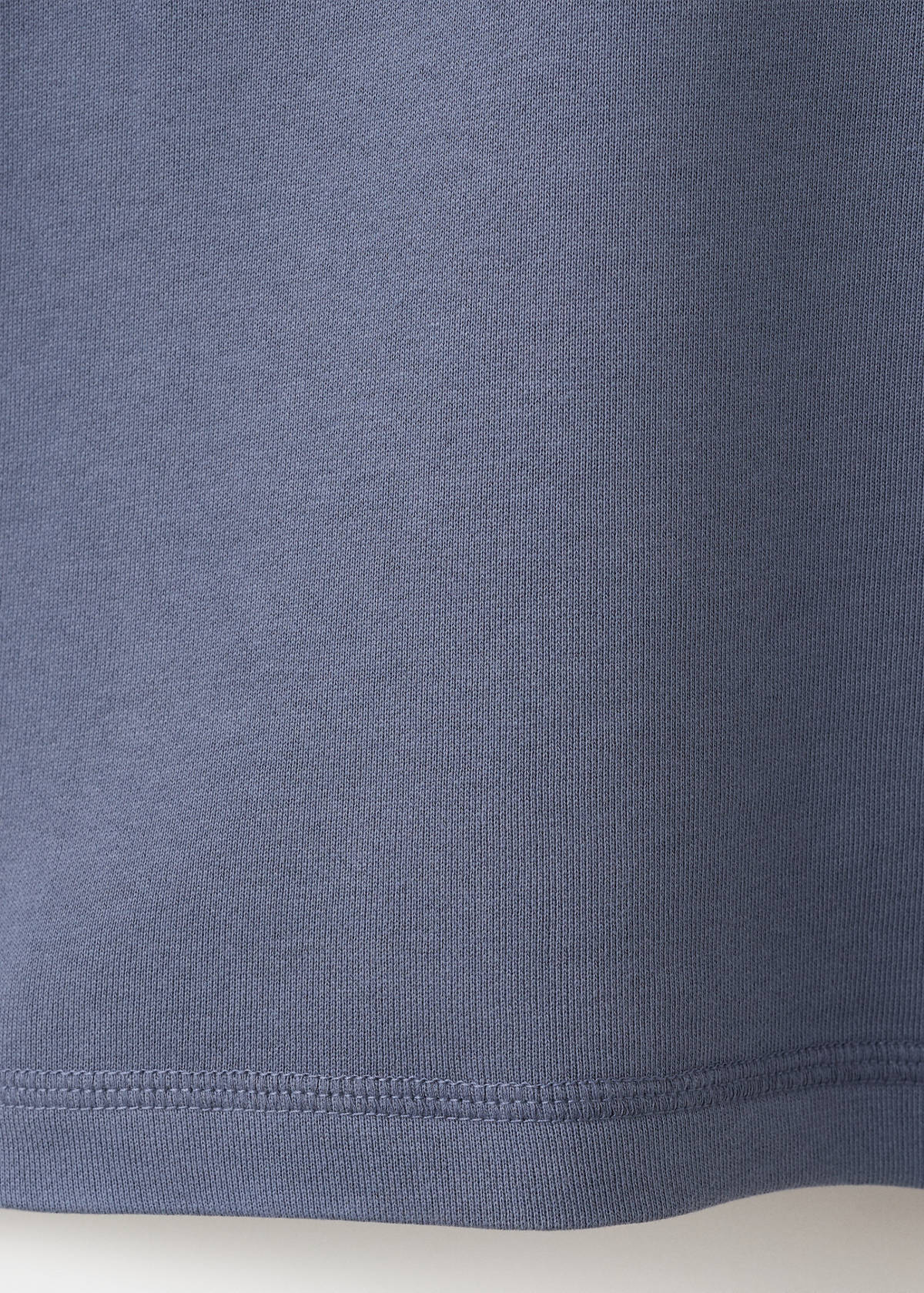 Polo-neck sweatshirt — Blue