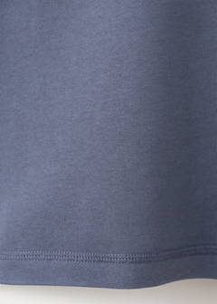 Polo-neck sweatshirt — Blue 9