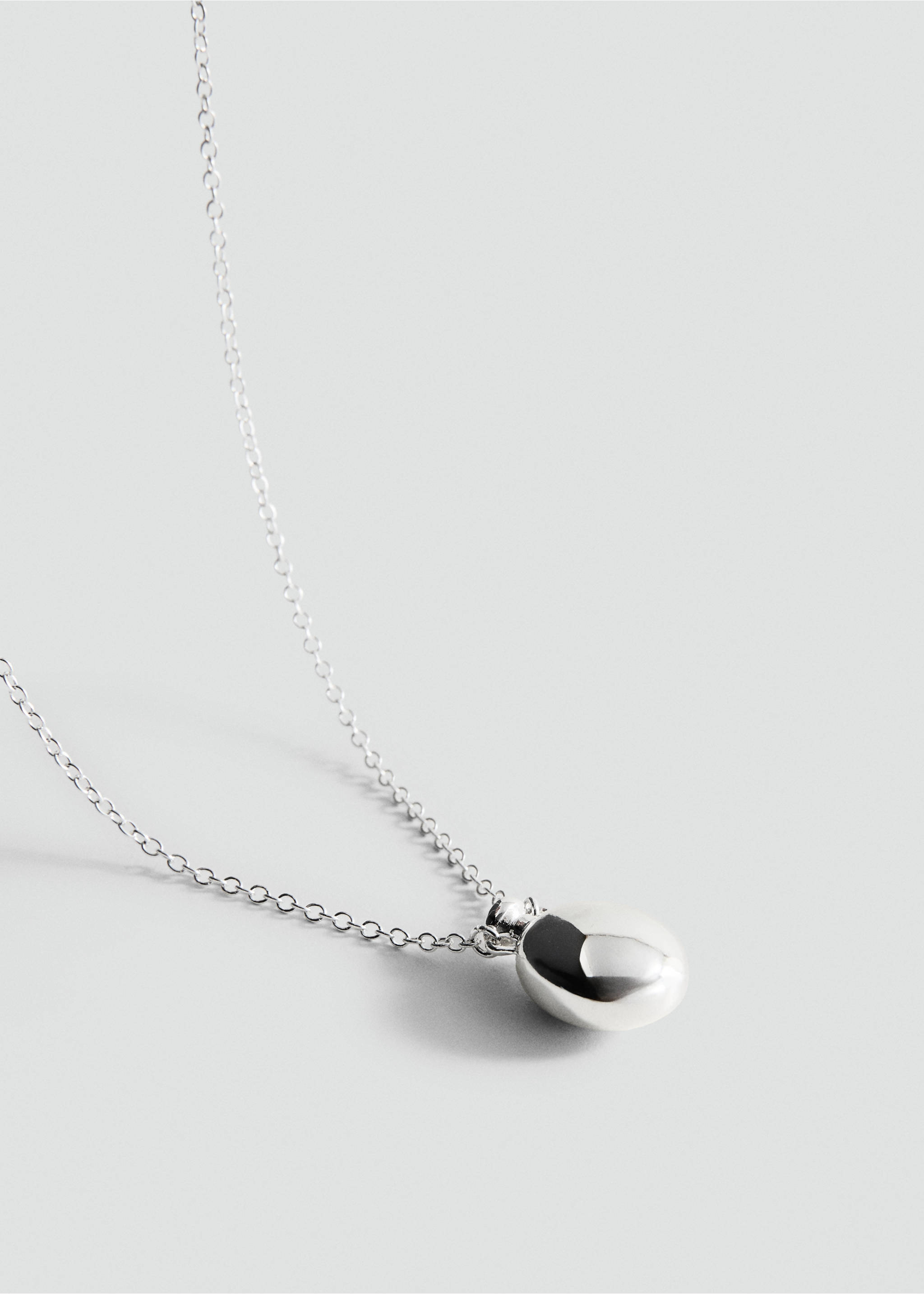 Sphere pendant necklace - Medium plane, Silver. Ref: 27057789-00.