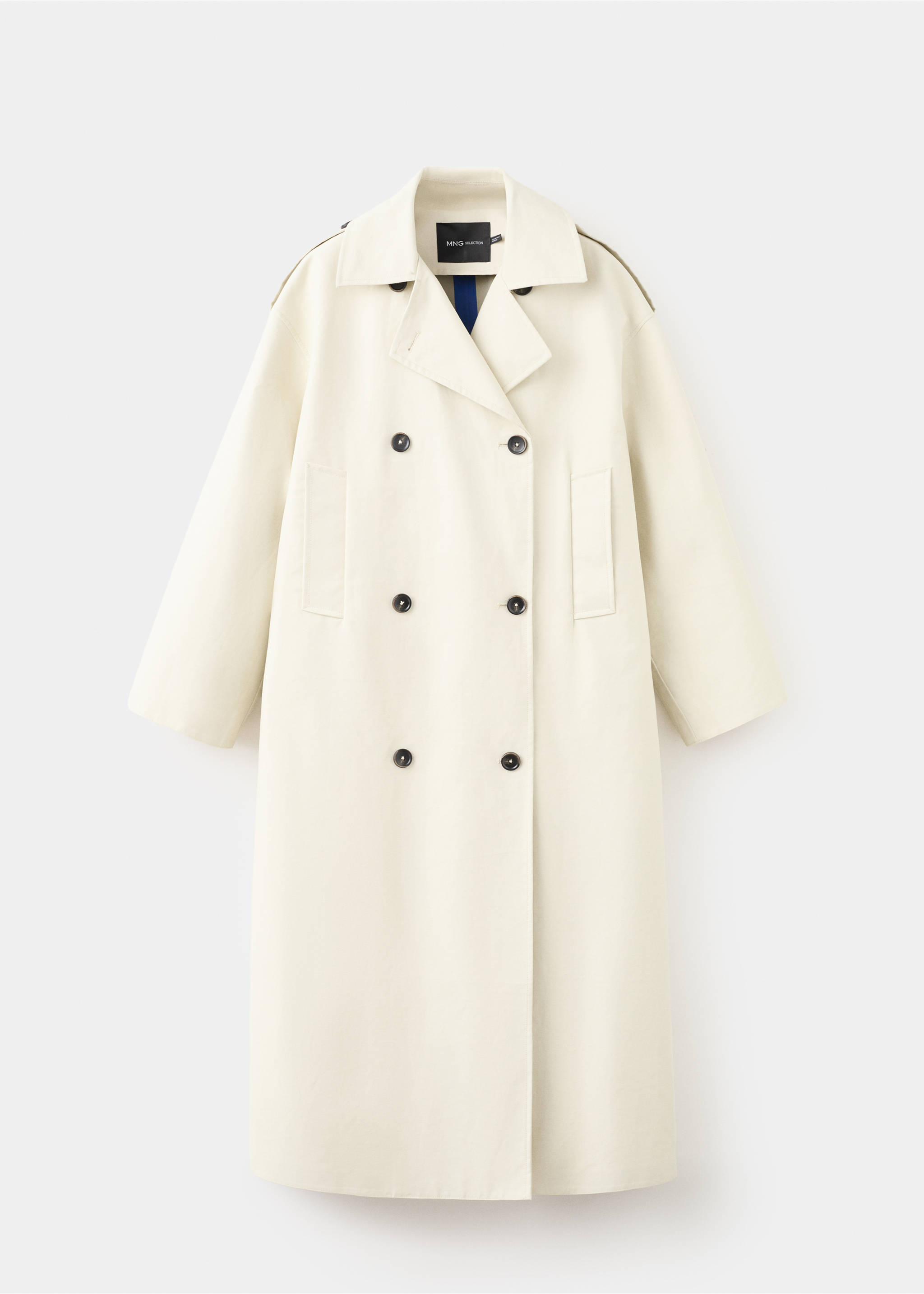 Funnel neck buckle trench - Article without model, Beige. Ref: 27057791-00.