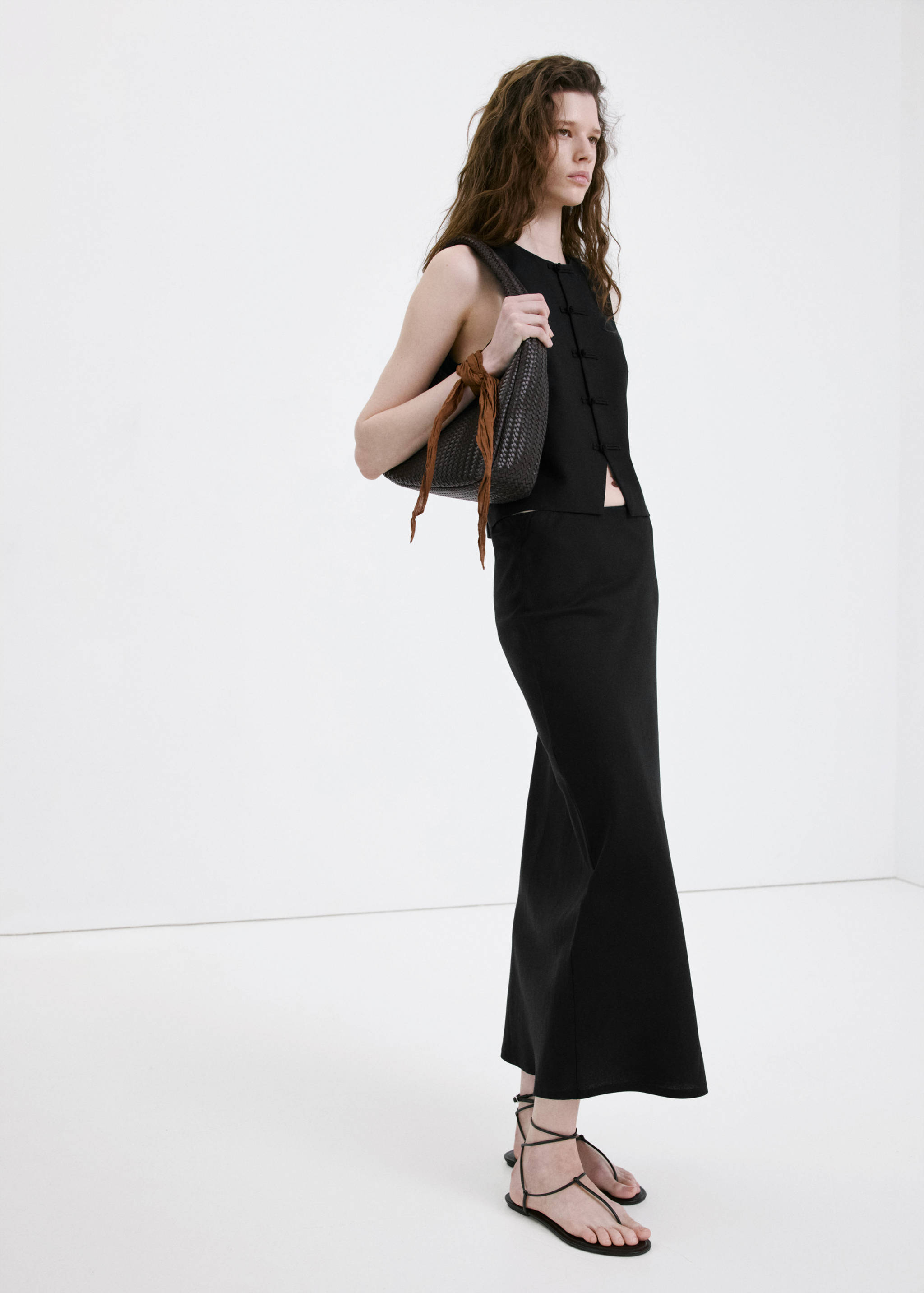 Braided shoulder bag - General plane