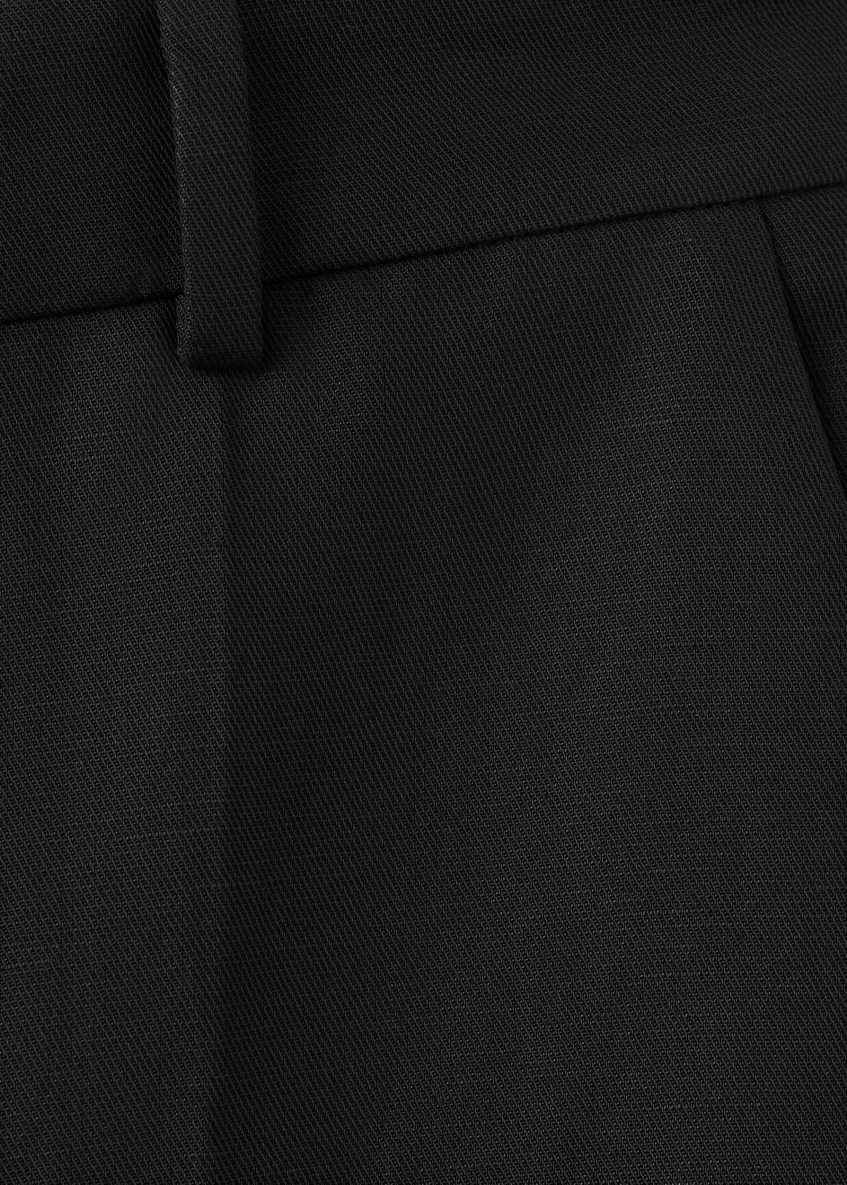 Straight-fit suit trousers — Black