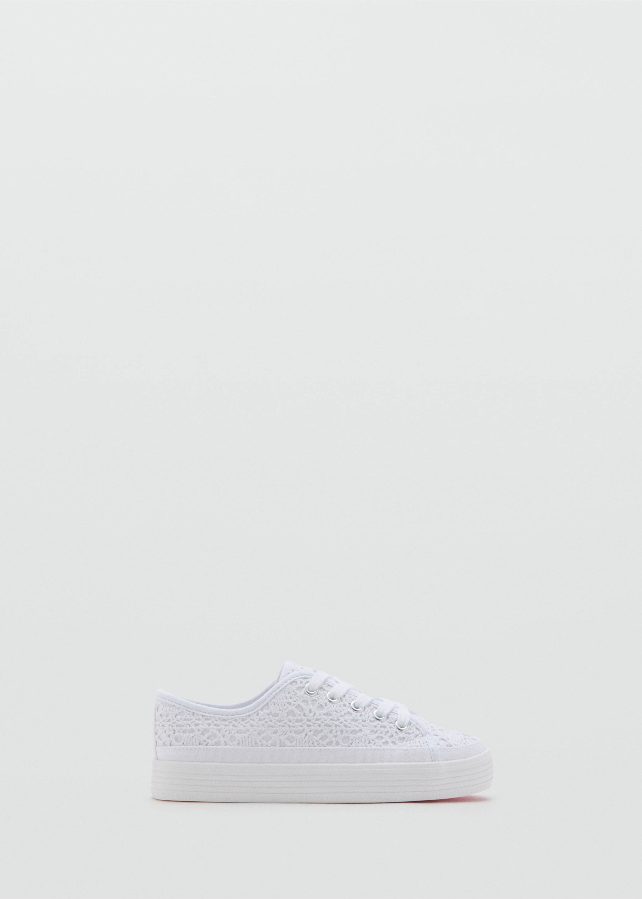 Embroidered sneakers - Article without model, White. Ref: 27057892-00.