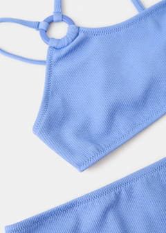 Asymmetric ring bikini — Blue 5