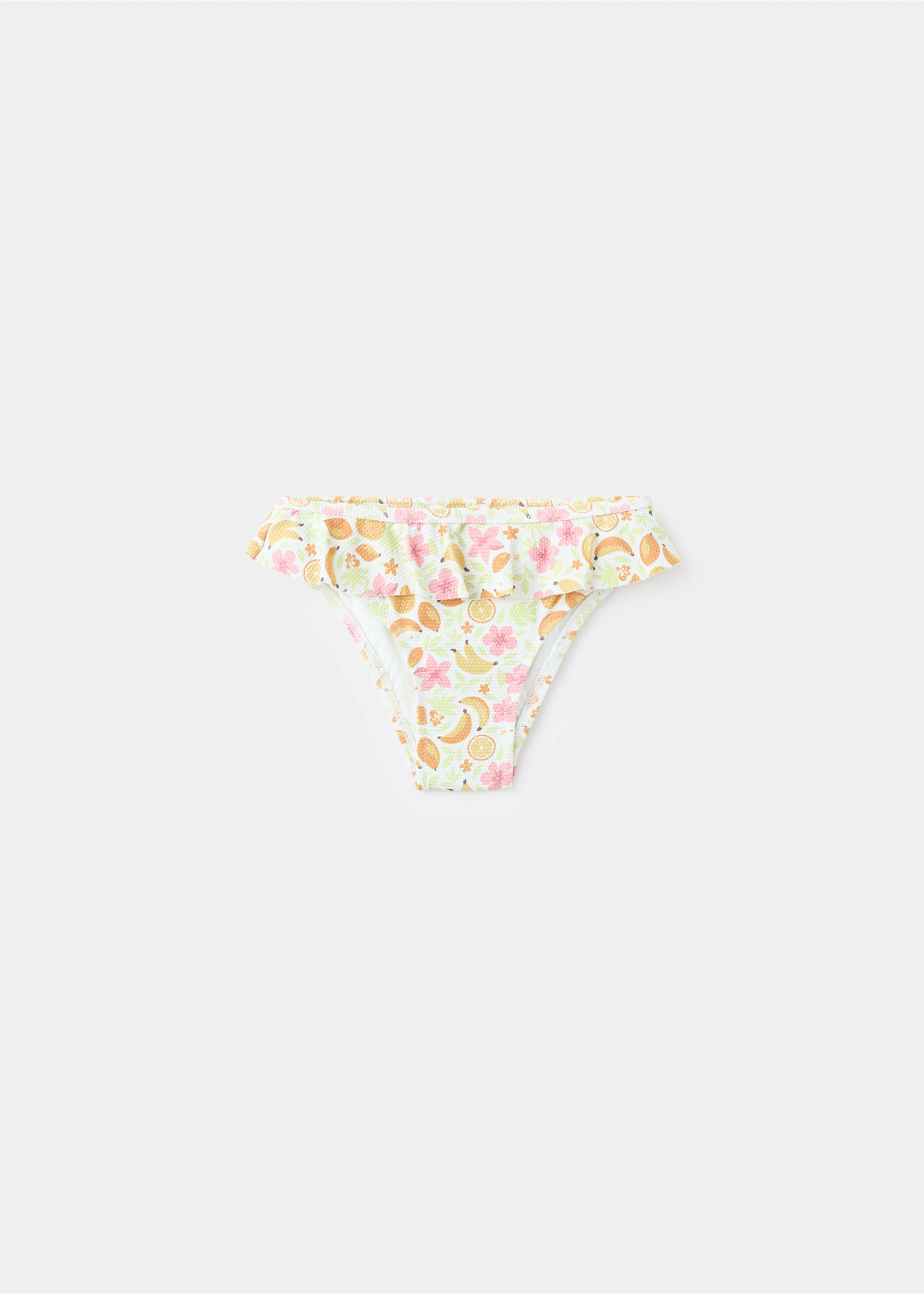 Printed bikini bottom - Article without model, Ecru. Ref: 27057894-00.