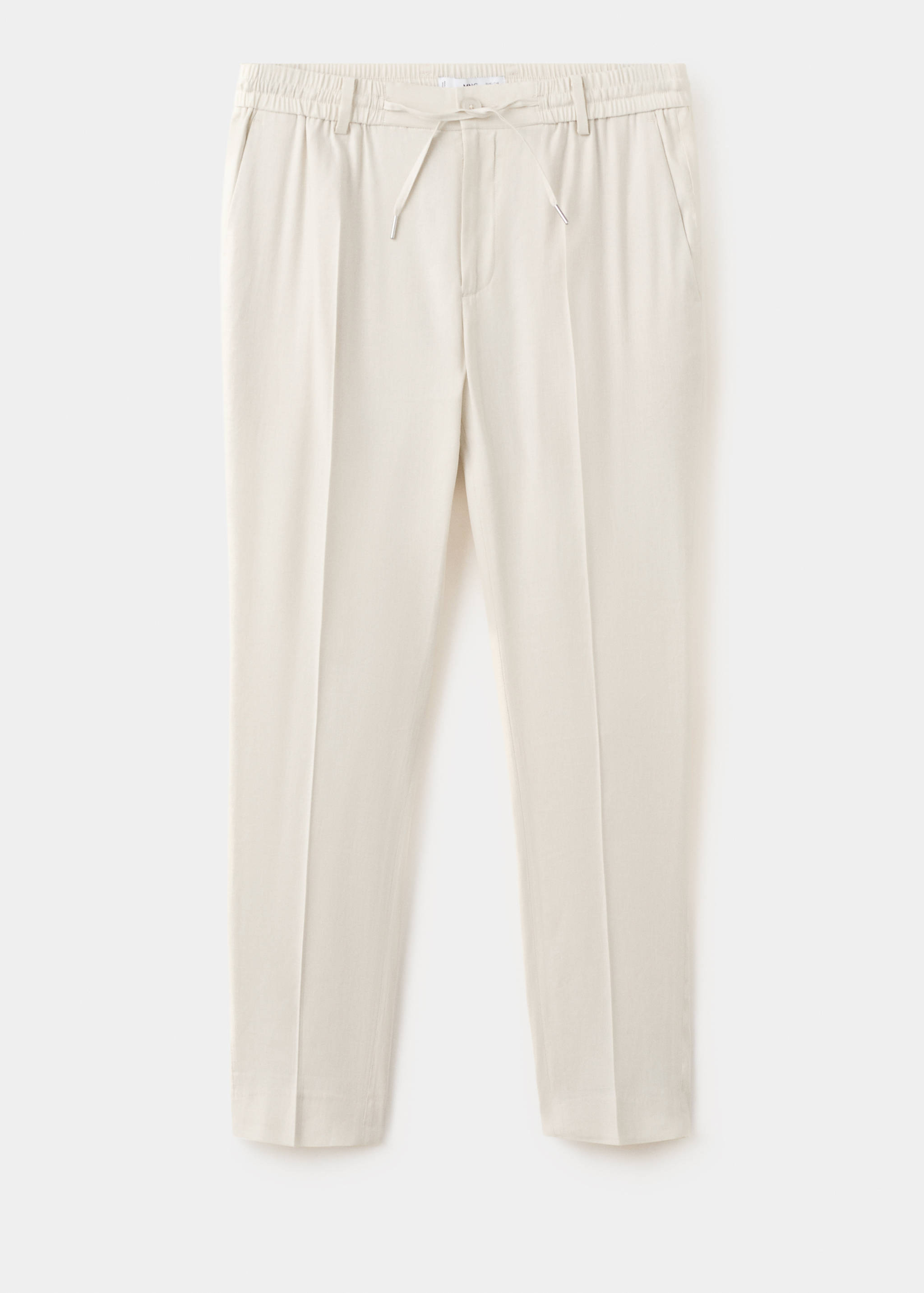 Slim-fit trousers with drawstring - Article without model