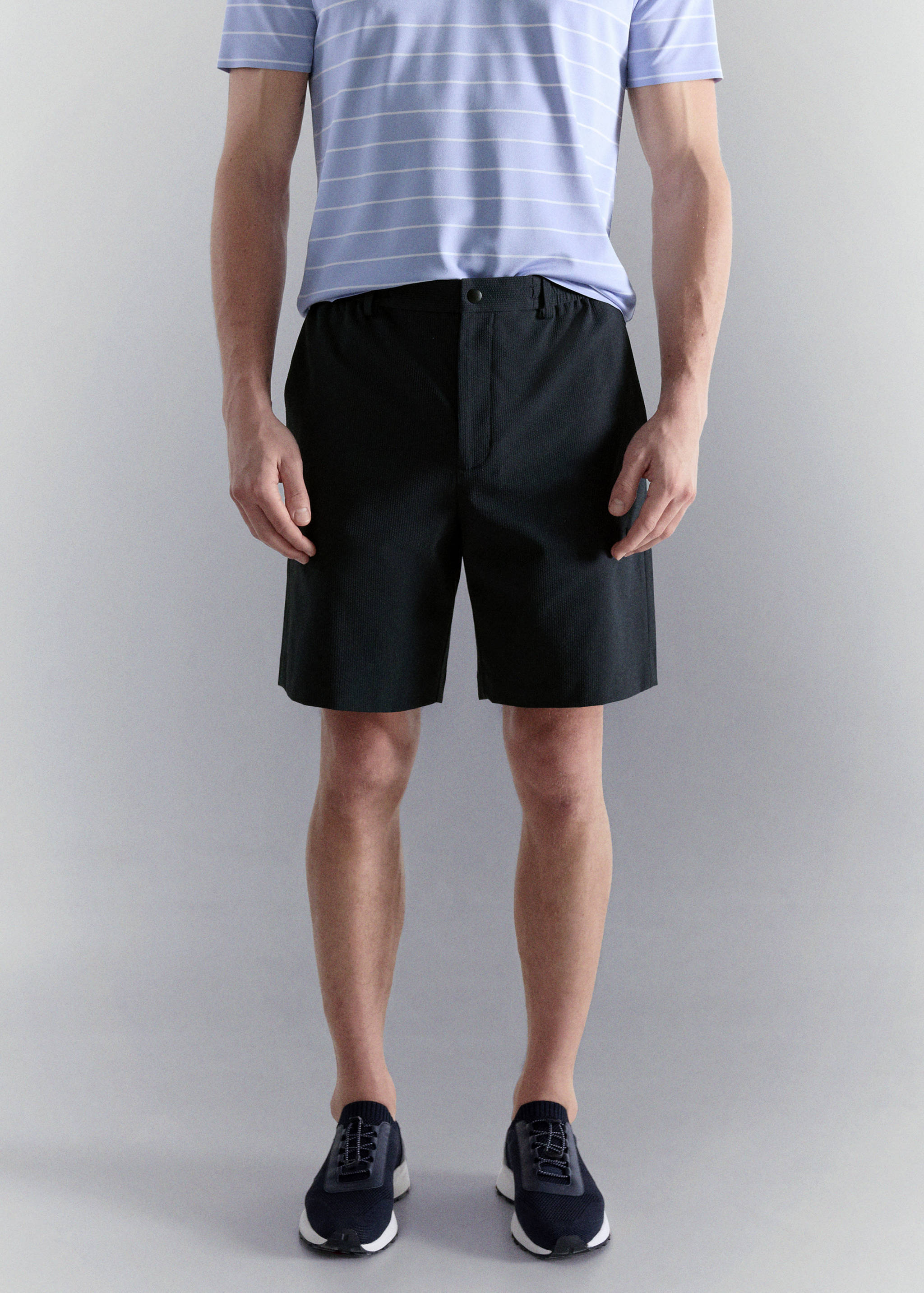 شورت برمودا كومفورت ستريتش مقاوم للماء - رؤية وسط