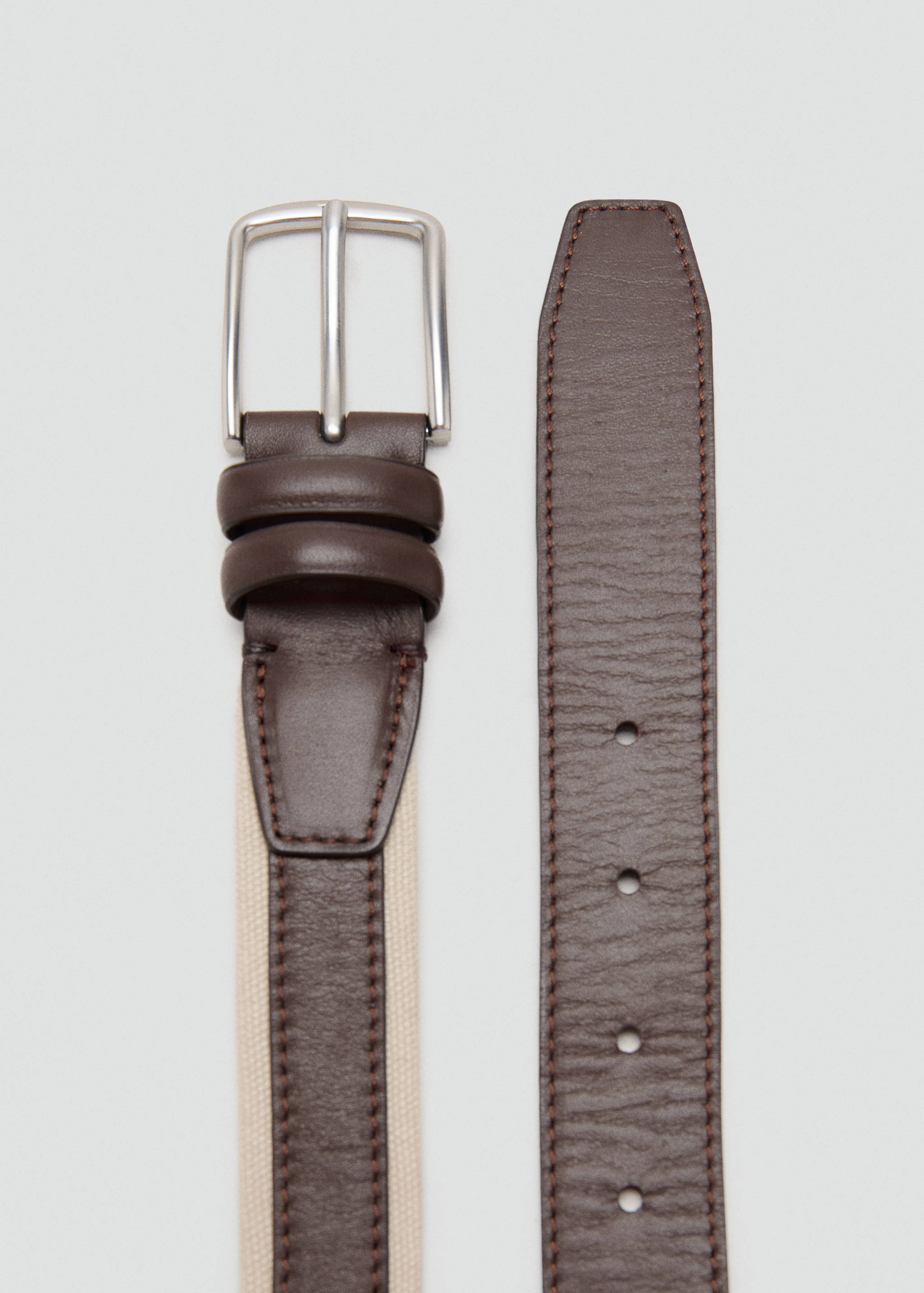 حزام جلدي مختلط - تفاصيل المنتج 1