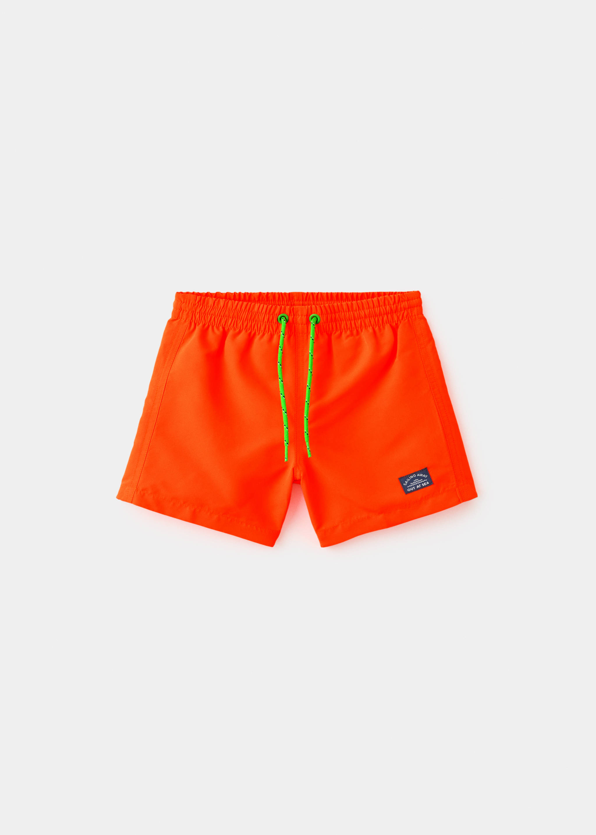 Contrast drawstring swim shorts - Article without model