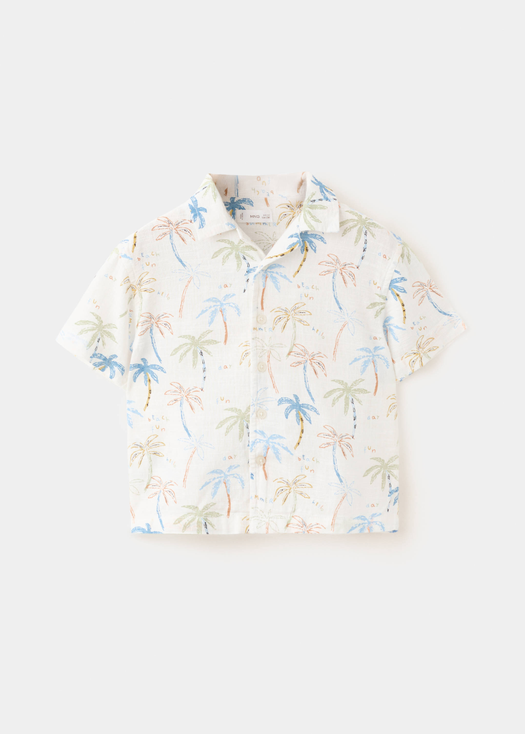 Camisa algodón palmeras - Artículo sin modelo
