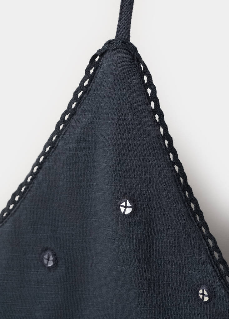 Open-back top — Charcoal