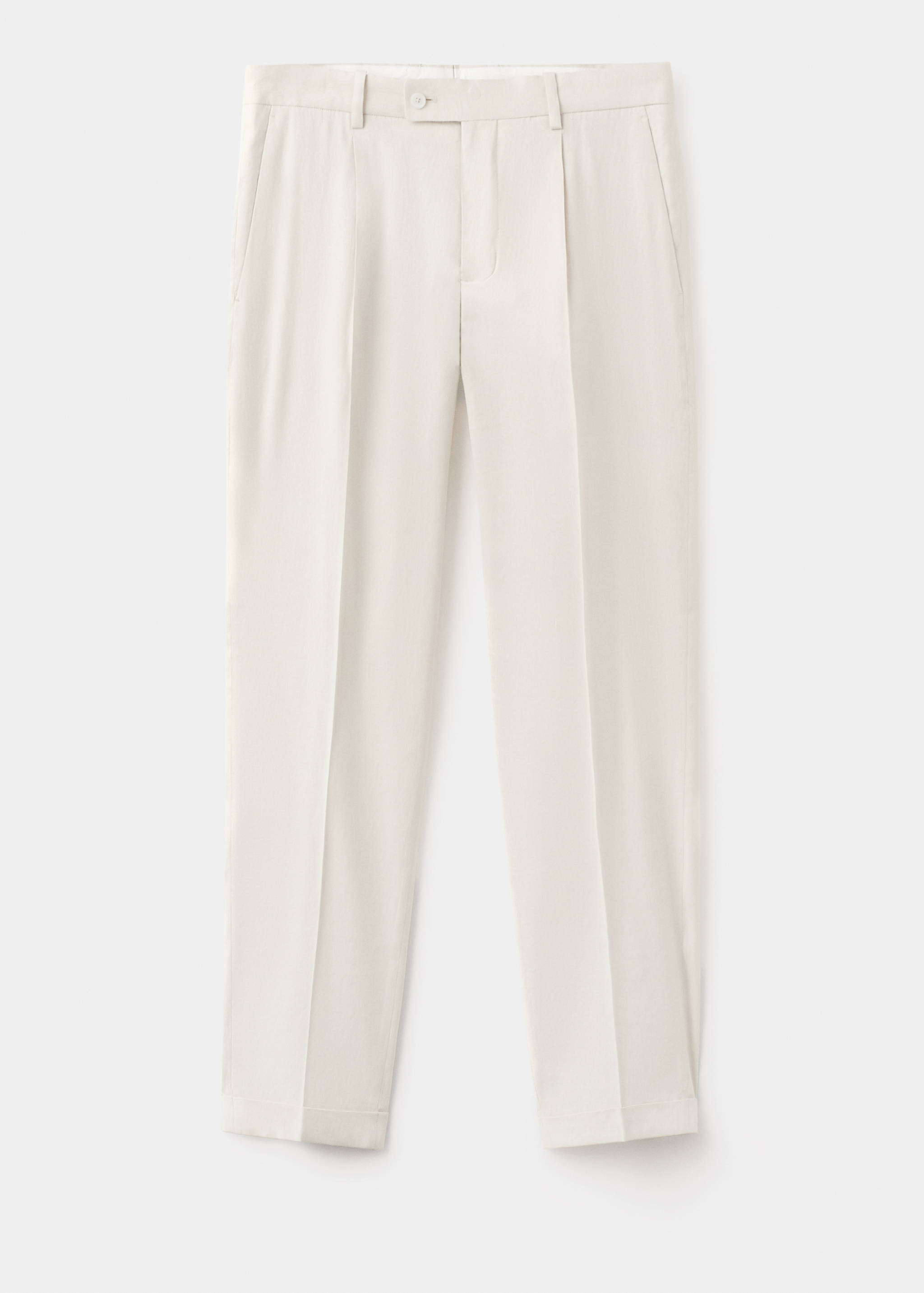 Pantalón traje Boston mezcla lino regular fit - Artículo sin modelo