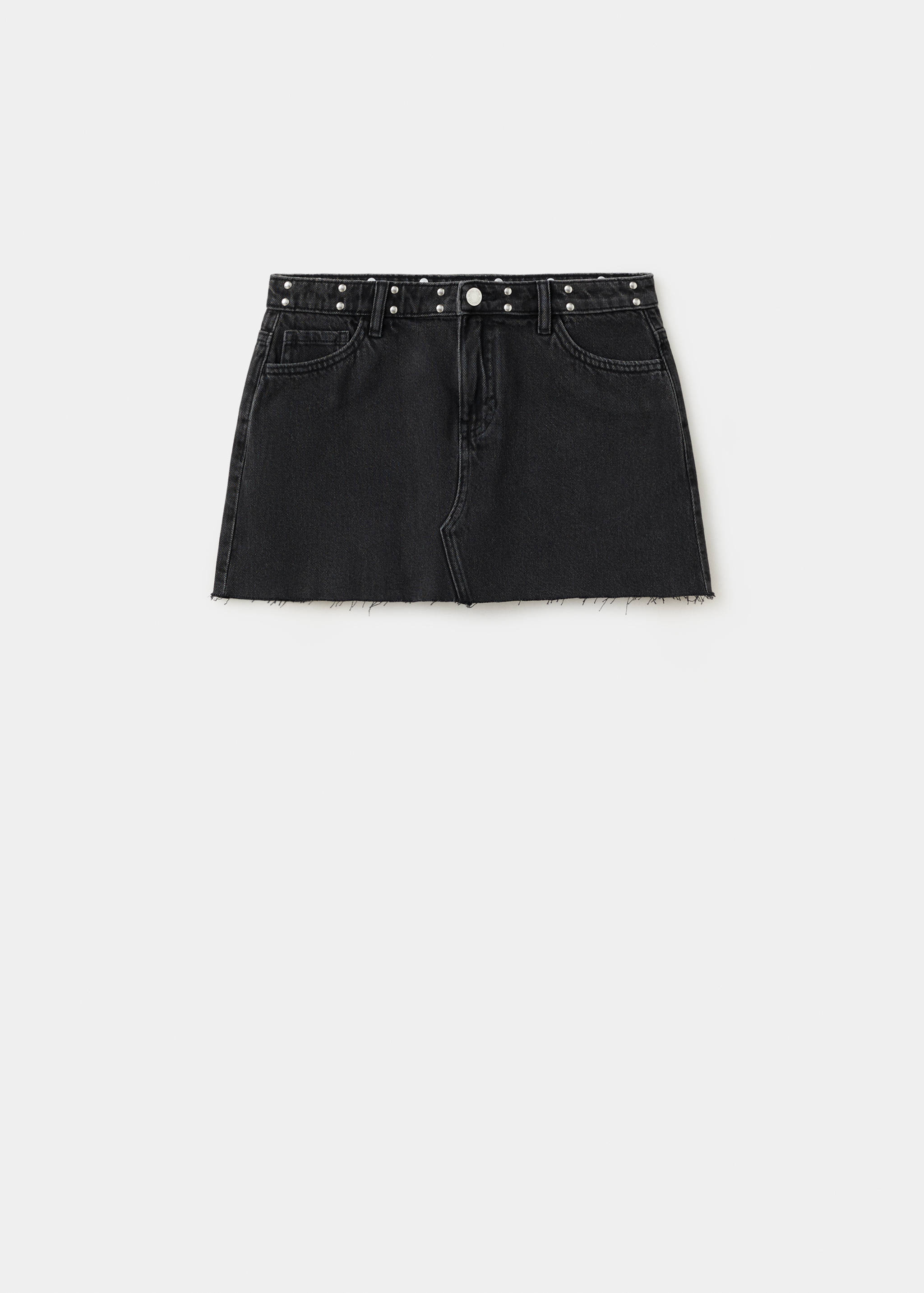 Denim skirt with stud details - Article without model