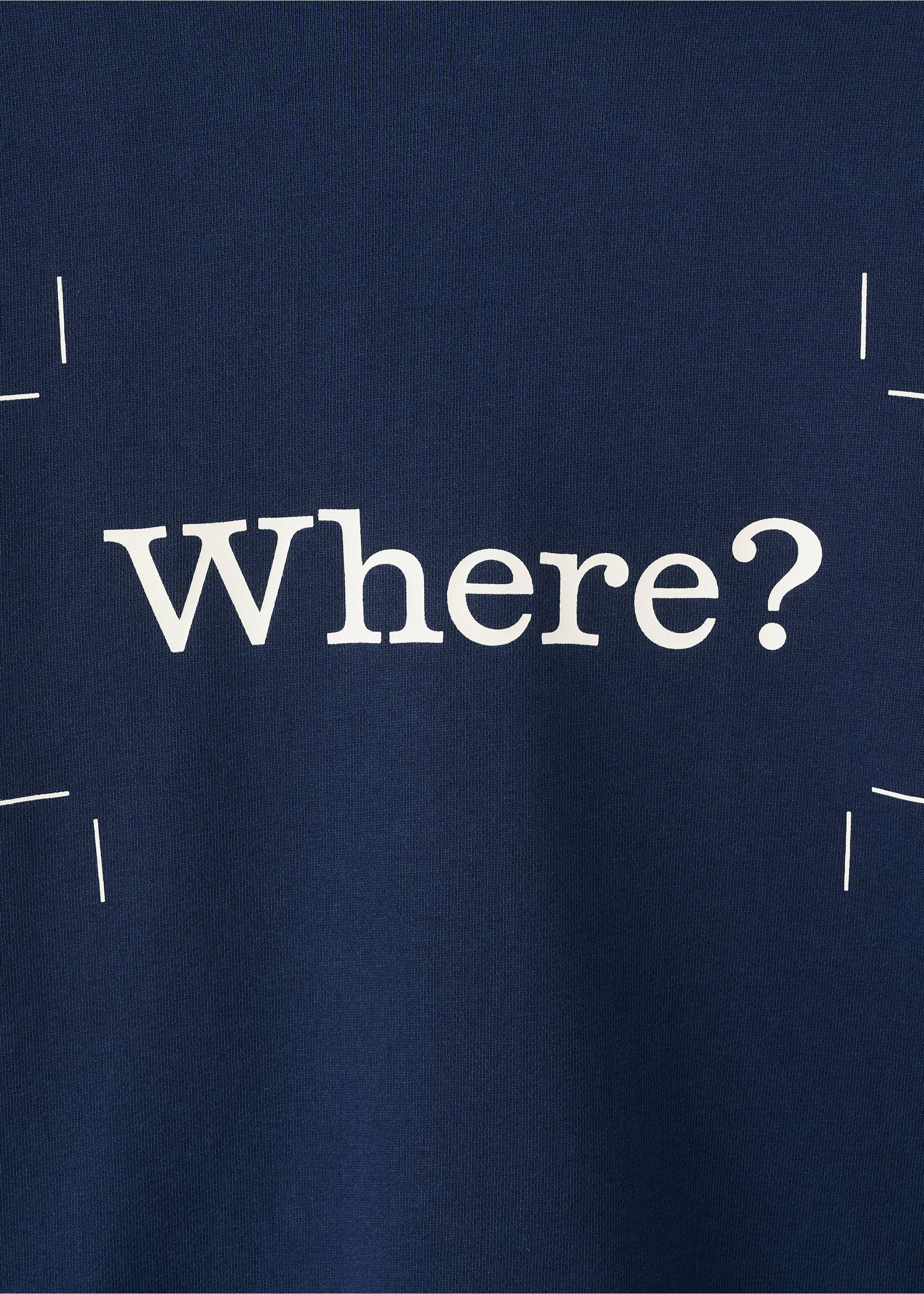 100% cotton hooded sweatshirt text - Details of the article 8, Ink Blue. Ref: 27057915-00.