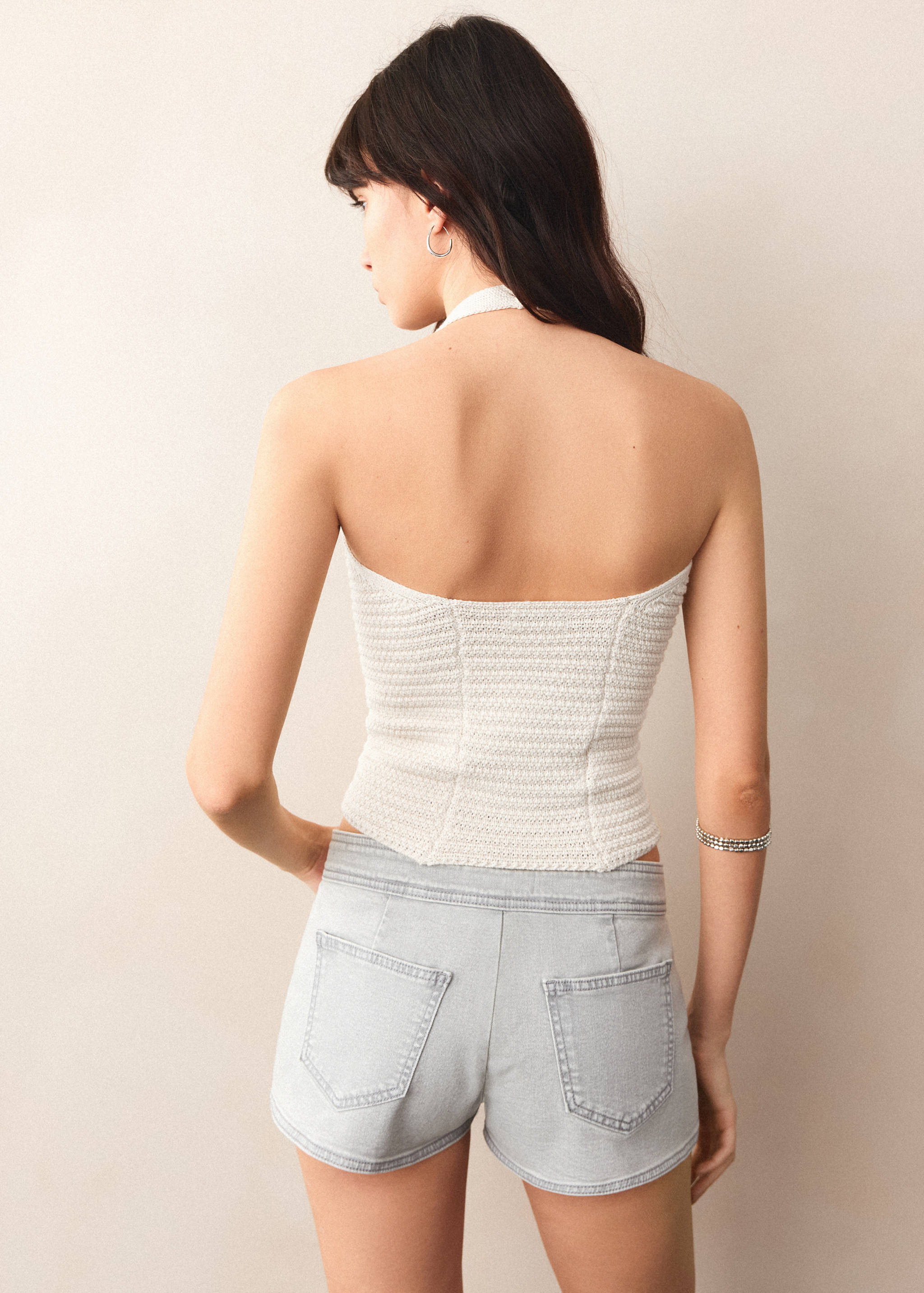 Top maille emmanchures américaines - Verso de l’article