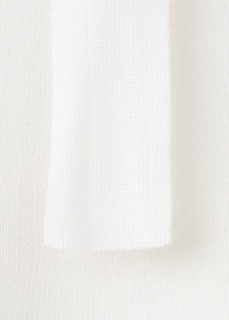 Top with knotted straps — White