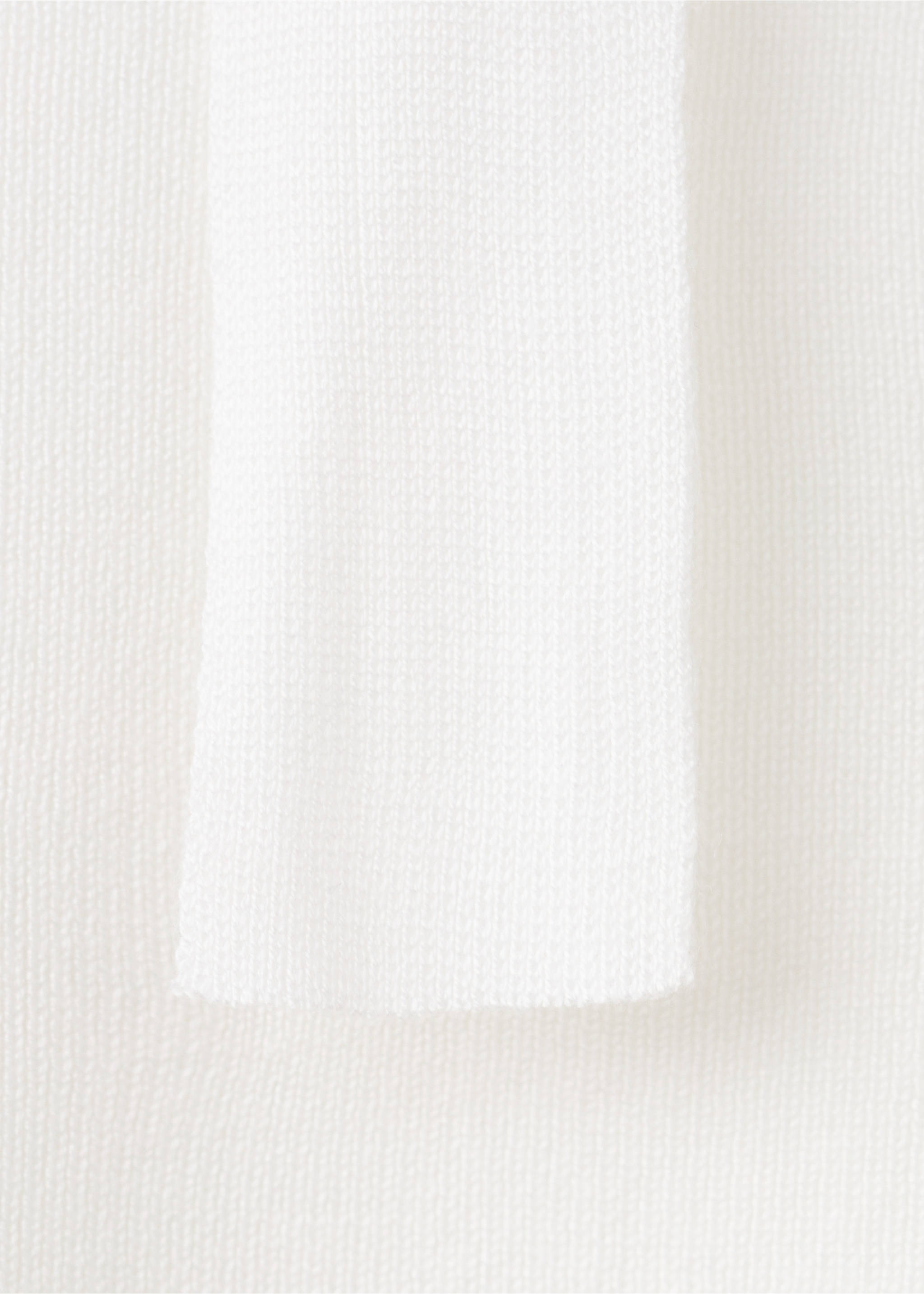 Top with knotted straps - Details of the article 0, White. Ref: 27057918-00.