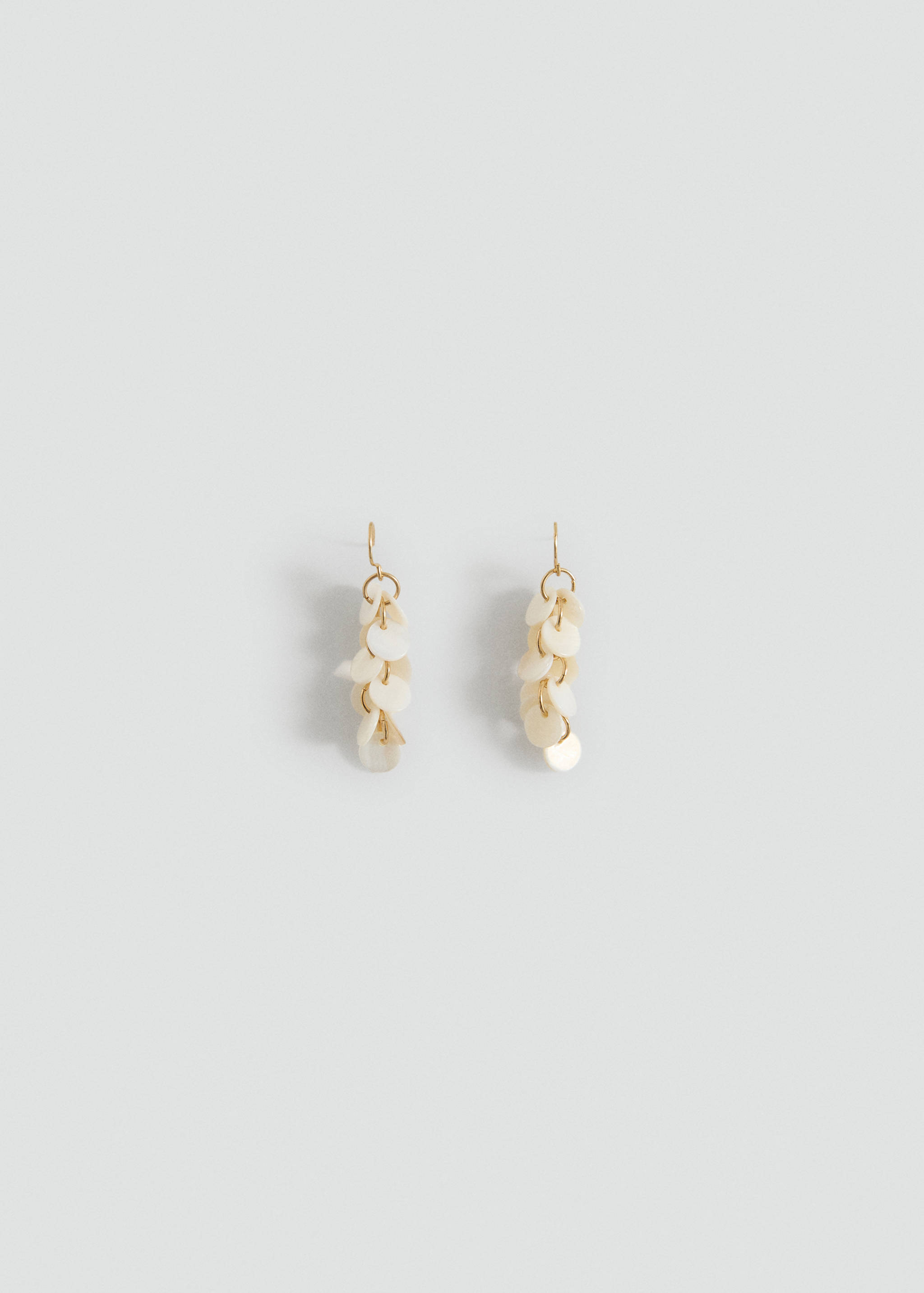 Transparent bead earrings - Article without model