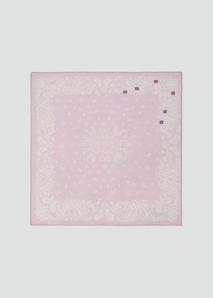 Paisley-print bandana scarf — Light/Pastel Purple