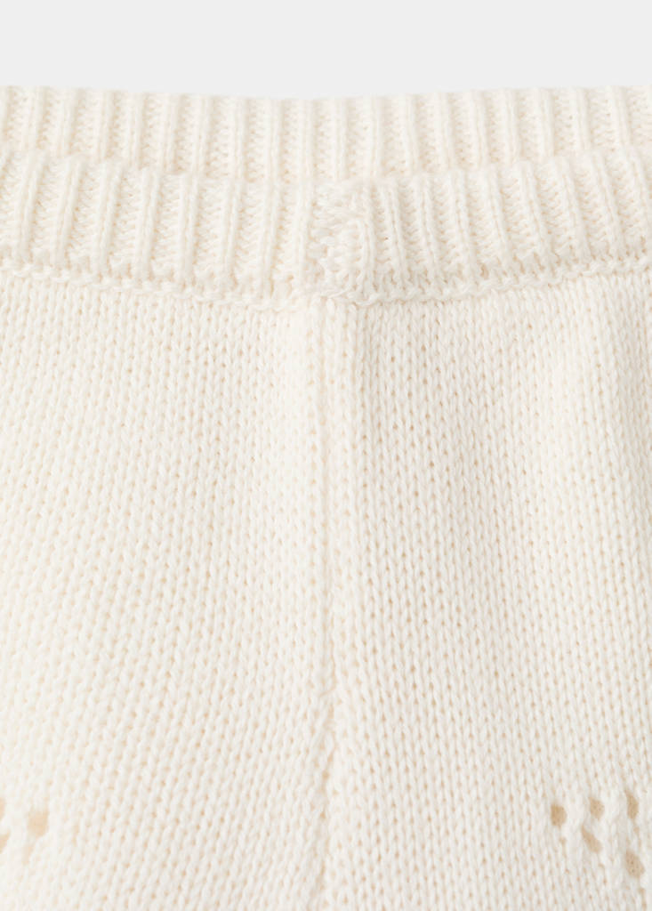 Star print knit shorts — Off White