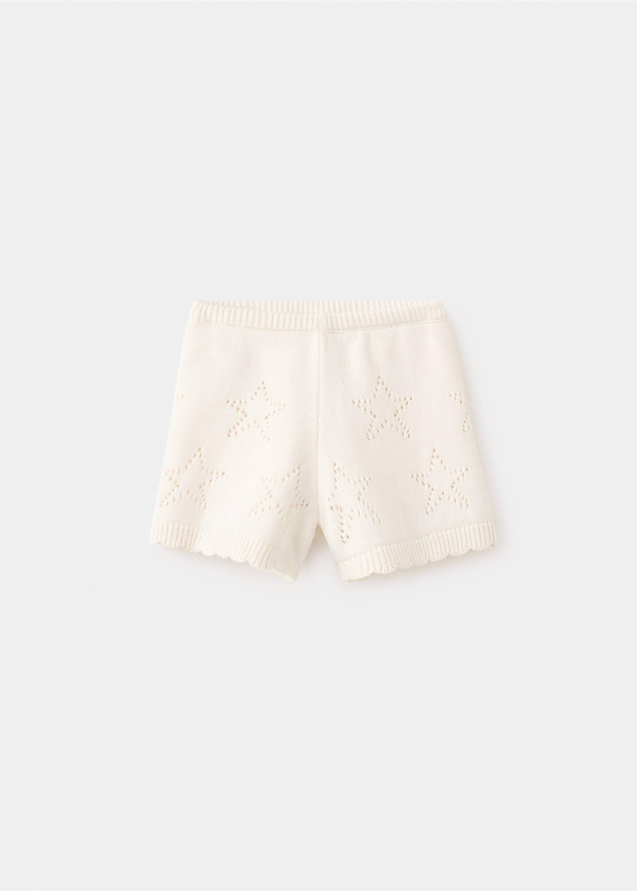 Shorts punto estrellas - Artículo sin modelo, Blanco roto. Ref: 27057925-00.