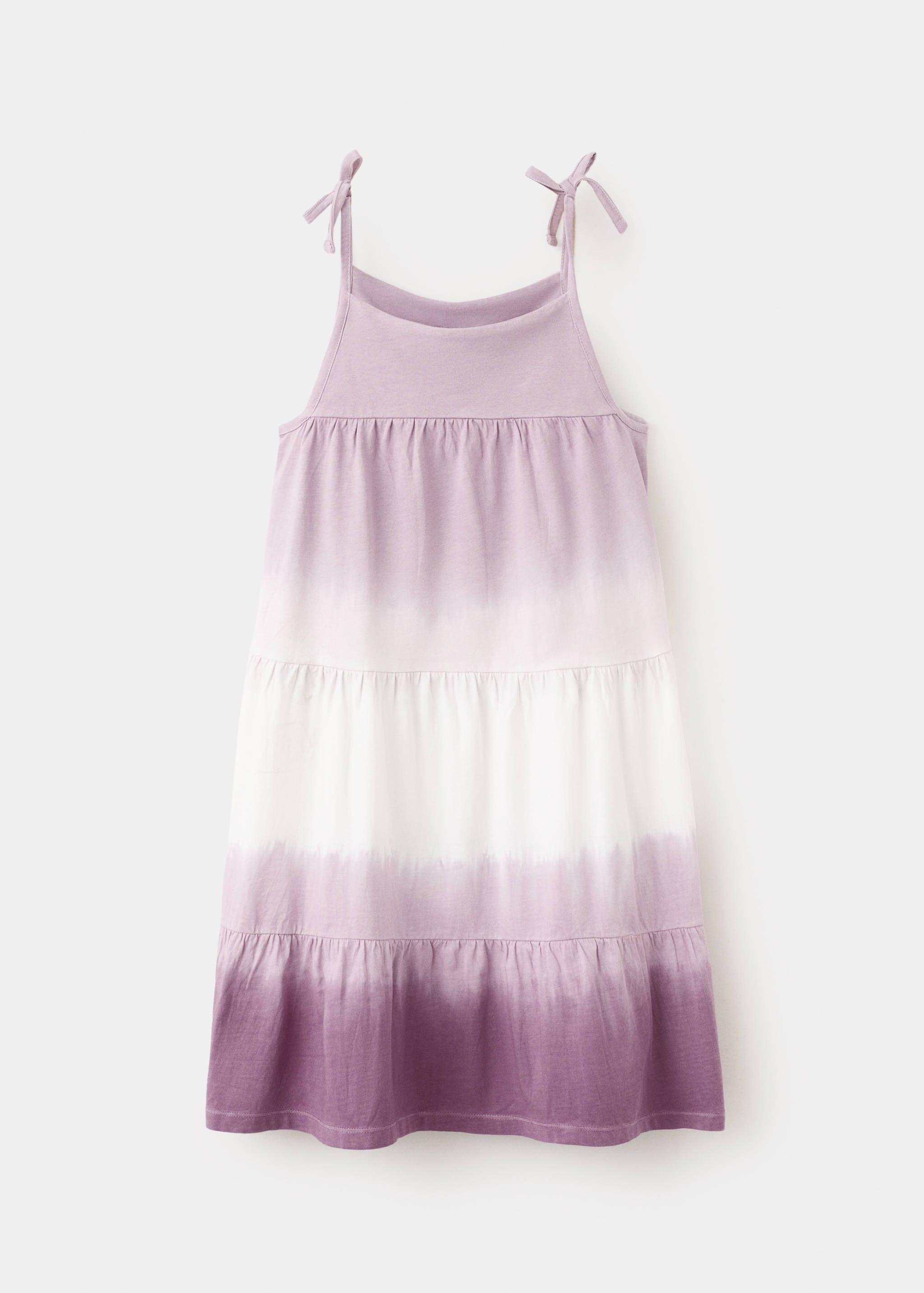فستان قطني Tie-dye - منتج دون نموذج