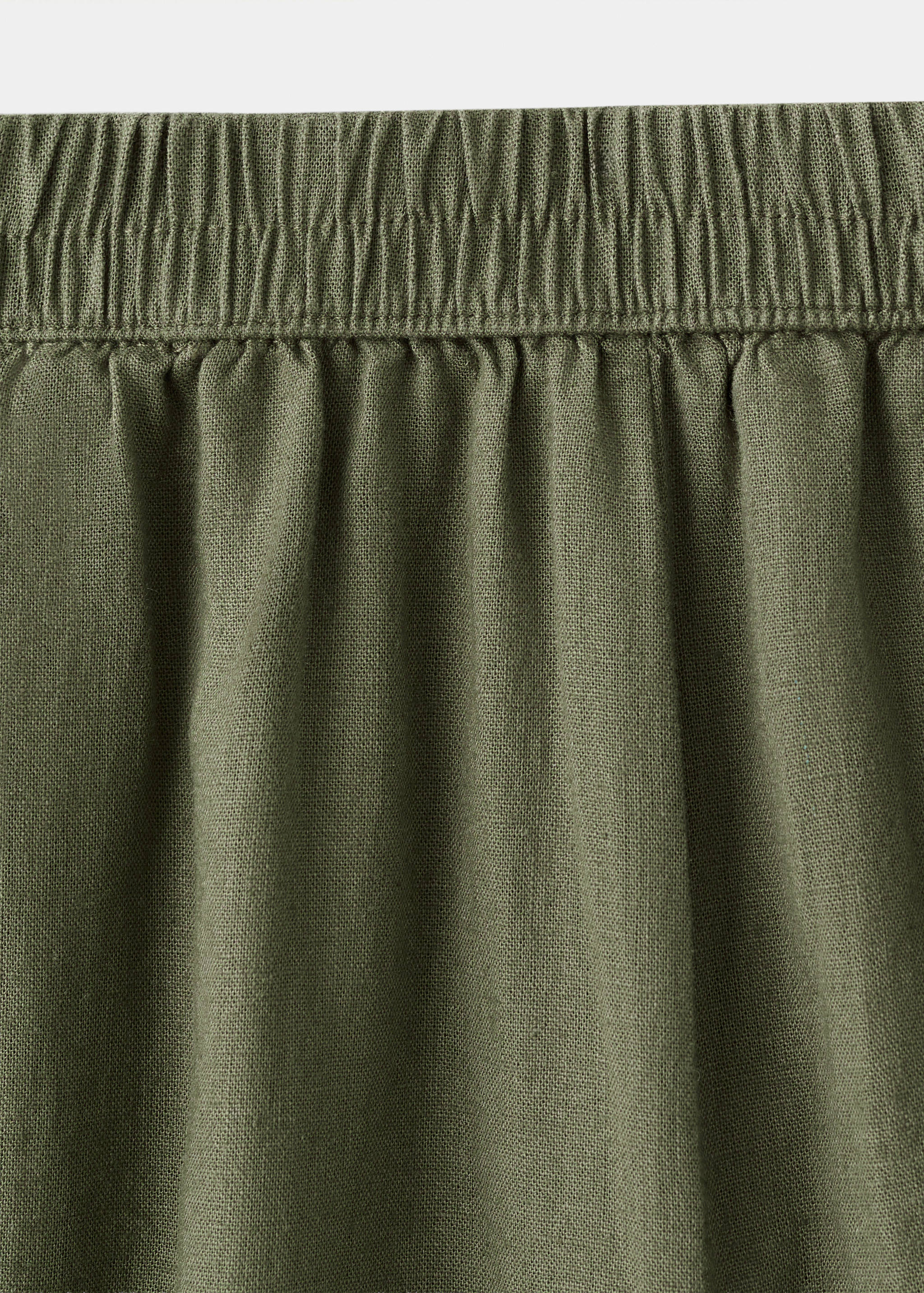 Linen baggy trousers - Details of the article 8