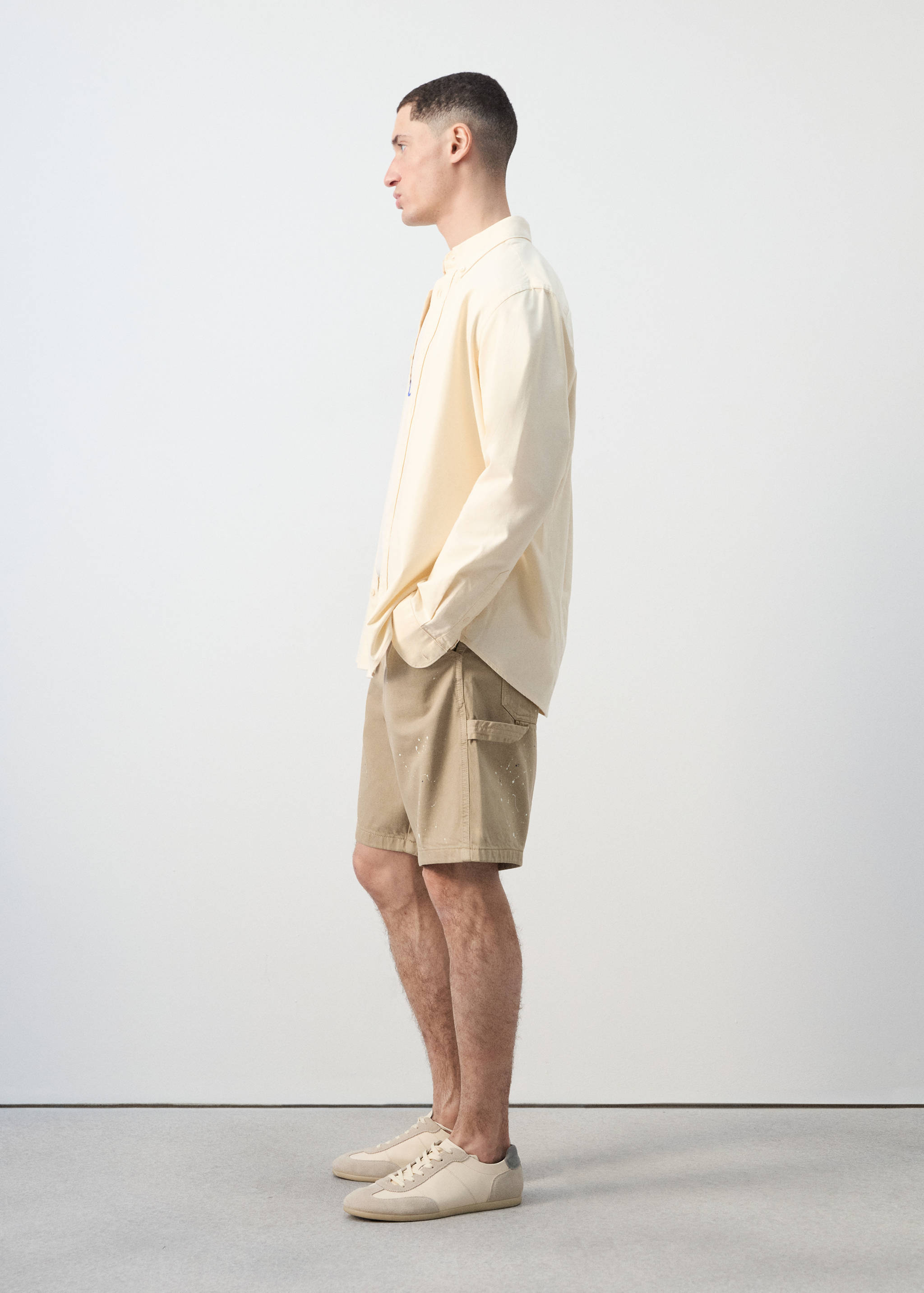 شورت جينز بقصة ريلاكسد فيت - تفاصيل المنتج 2