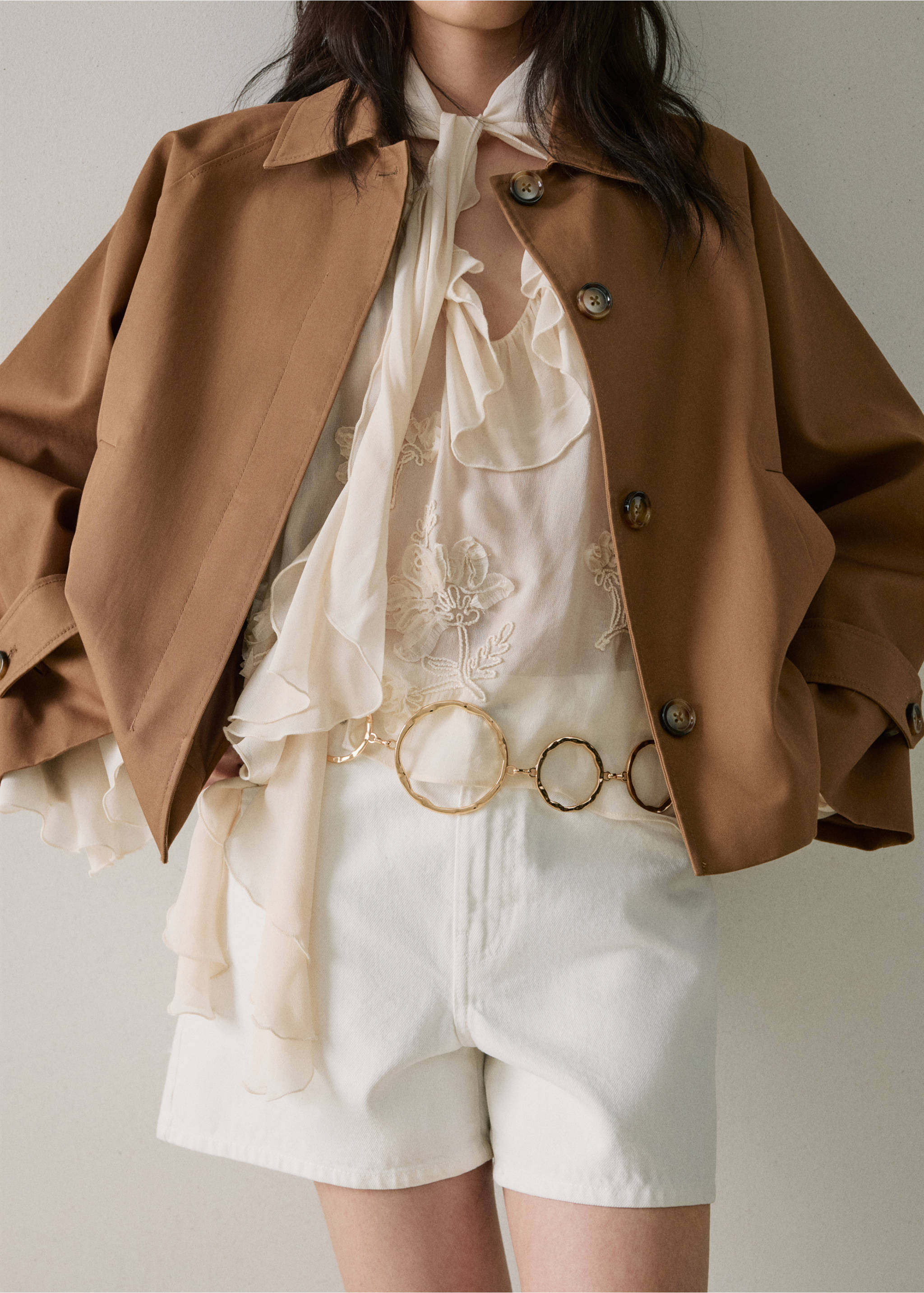 حزام سلسلة بحلقات - رؤية عامة, ذهبي. Ref: 27057931-00.